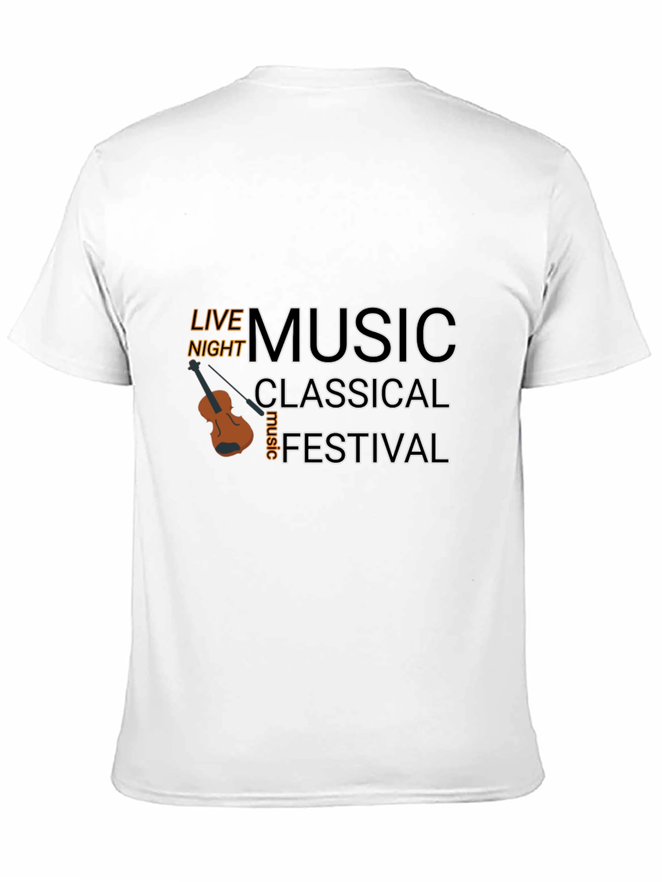 Live Music Festival Black T-Shirt