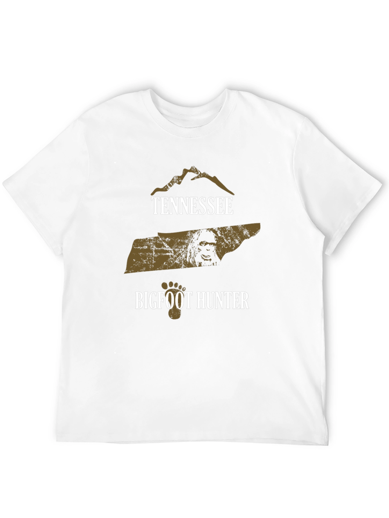 Tennessee Bigfoot Hunter Graphic T-Shirt