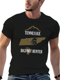 Tennessee Bigfoot Hunter Graphic T-Shirt