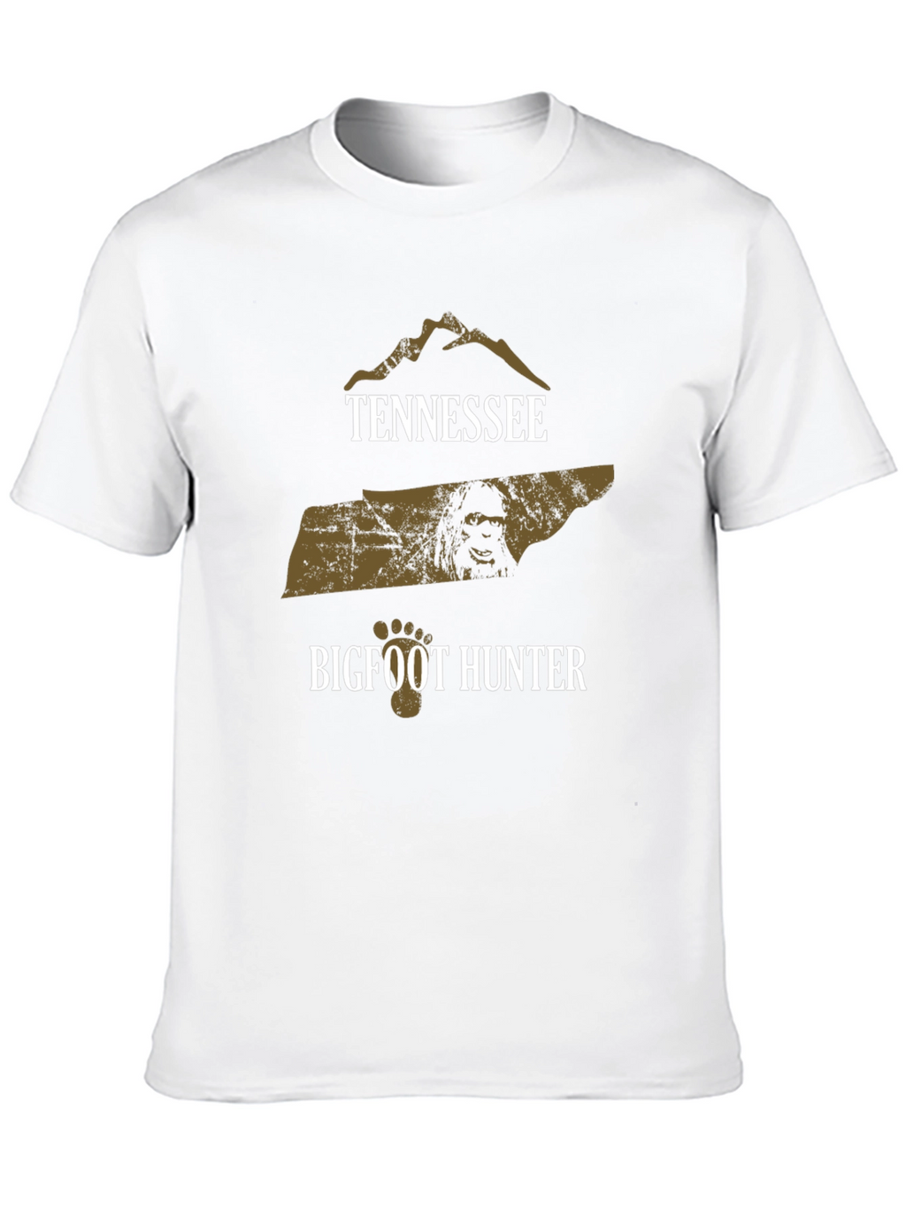Tennessee Bigfoot Hunter Graphic T-Shirt