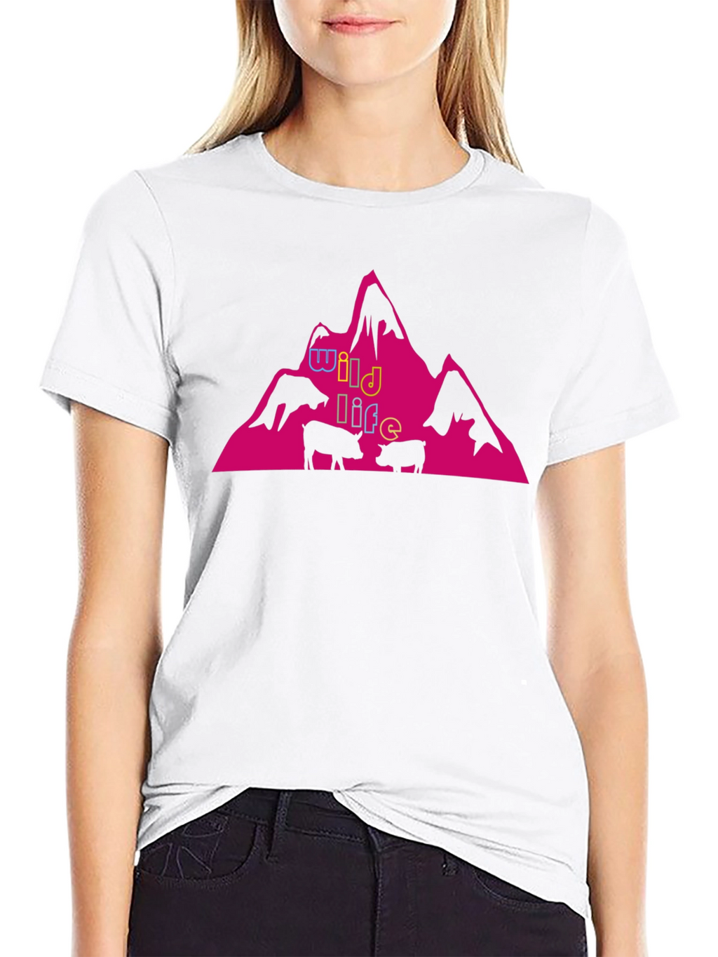 Wildlife Mountain Graphic Tee
