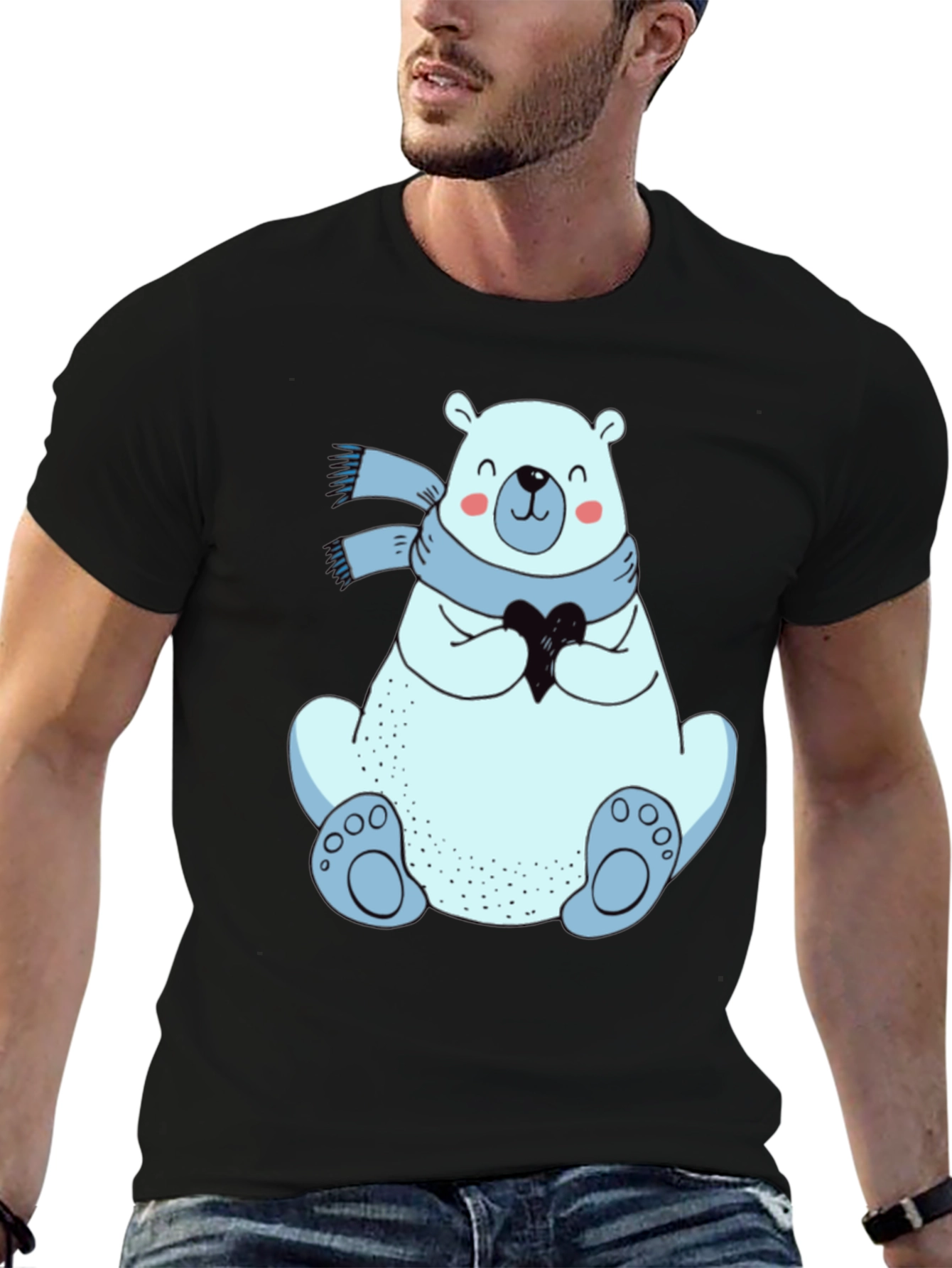 Bear Hugs Black T-Shirt