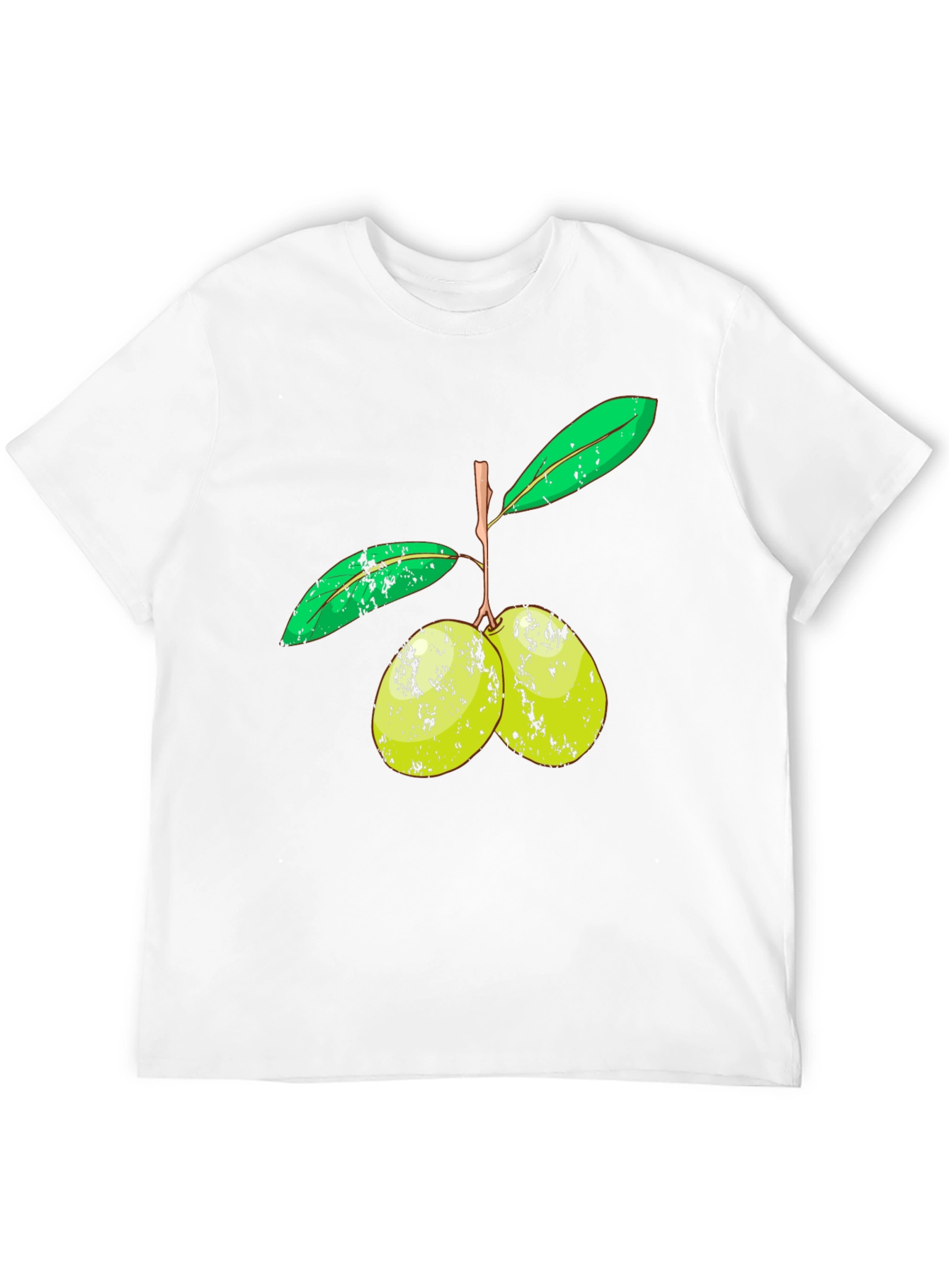 Olive Branch Graphic Tee - Unisex Black T-Shirt