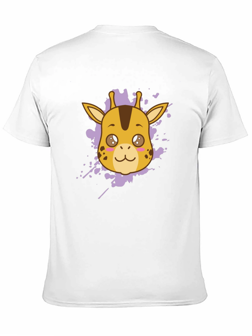 Giraffe Graphic Tee - Stylish Black T-Shirt