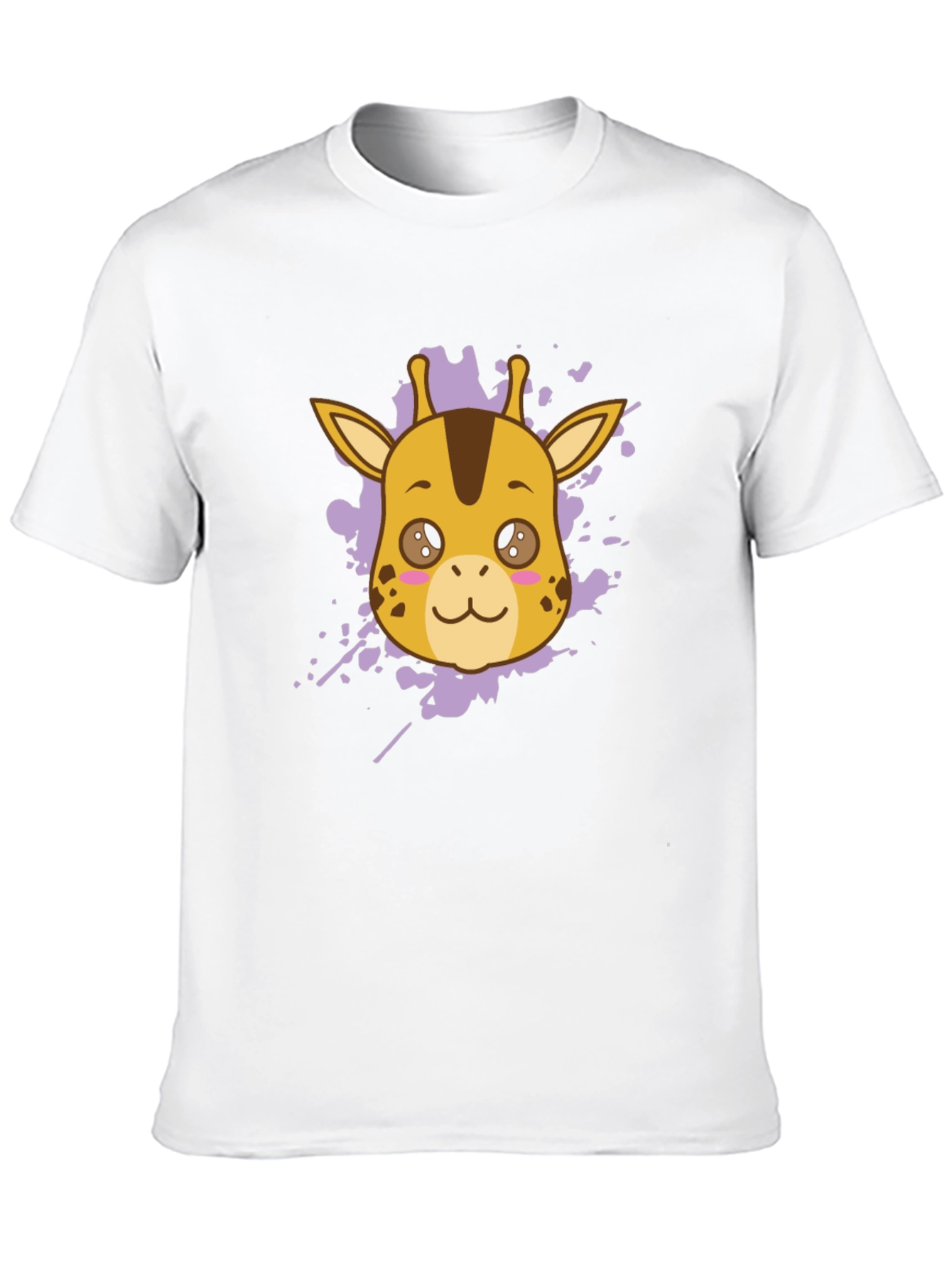 Giraffe Graphic Tee - Stylish Black T-Shirt