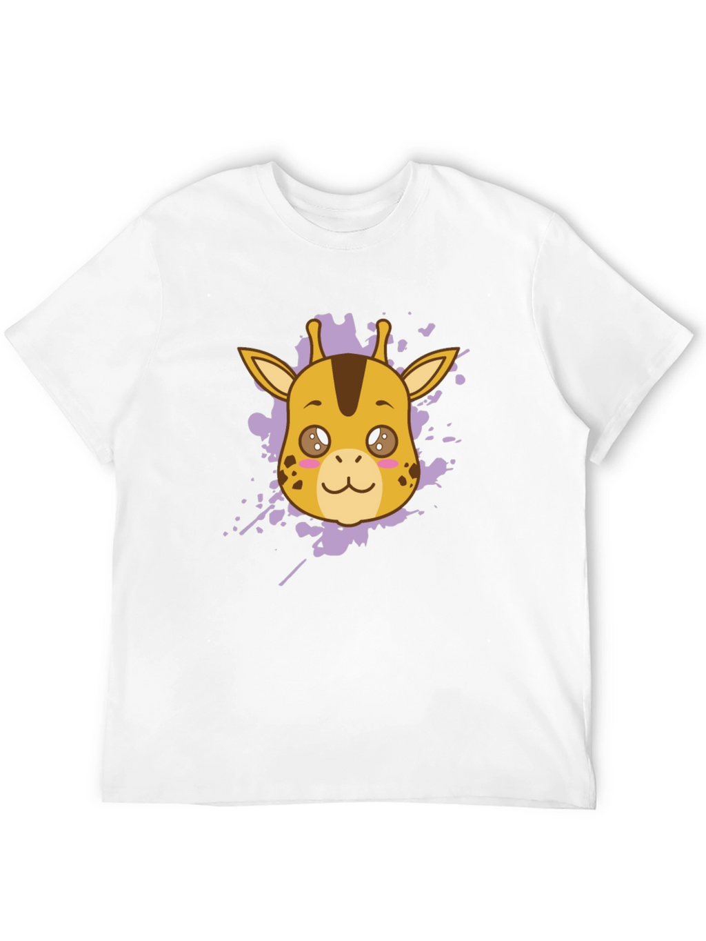 Giraffe Graphic Tee - Stylish Black T-Shirt