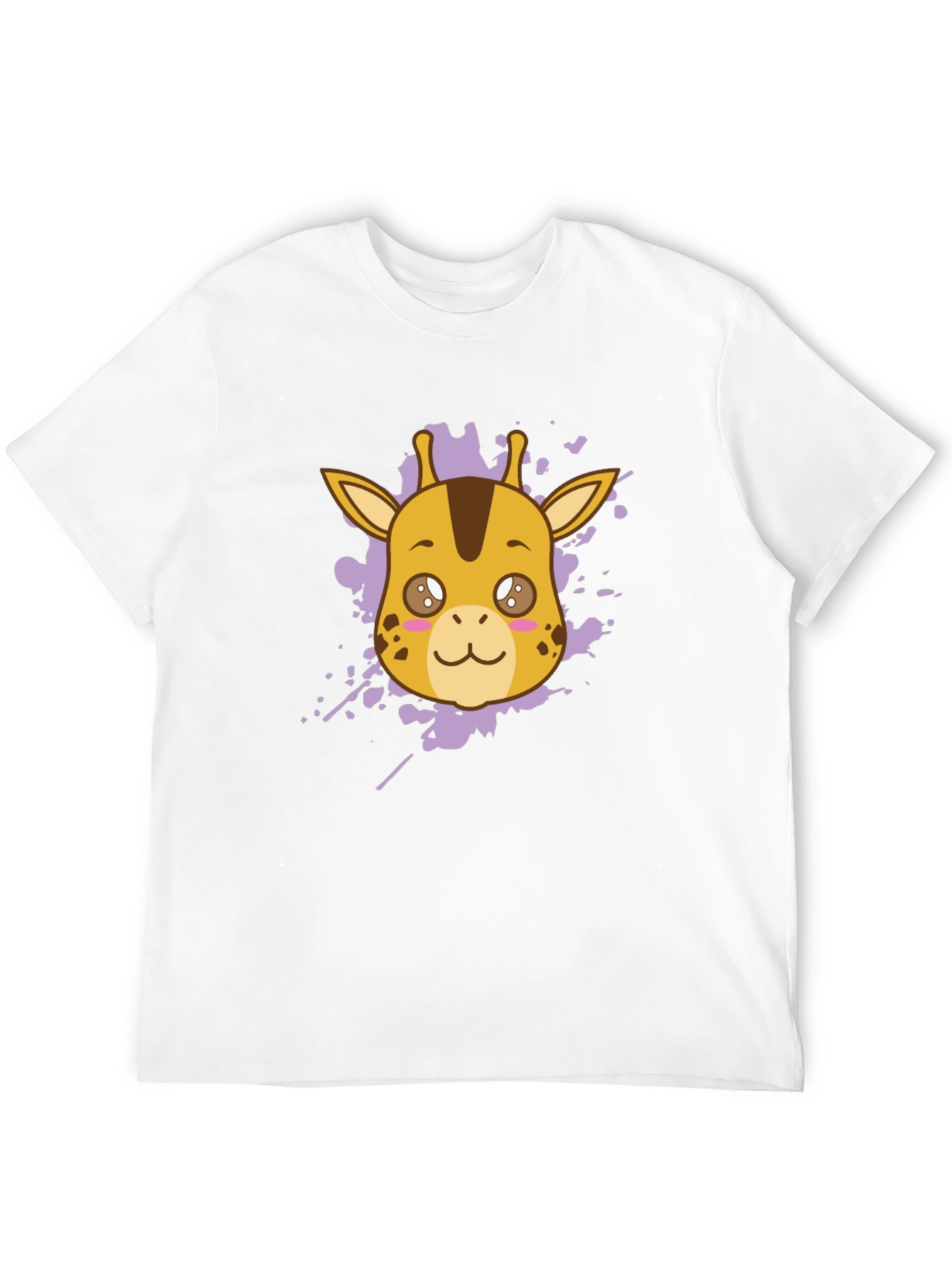 Giraffe Graphic Tee - Stylish Black T-Shirt