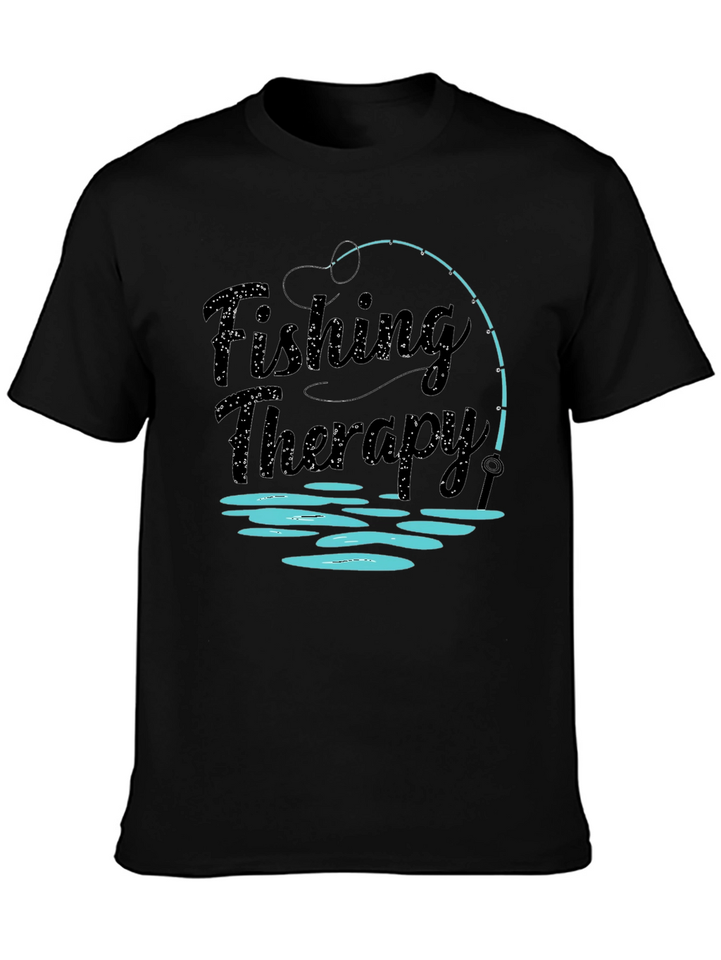 Fishing Therapy Graphic T-Shirt