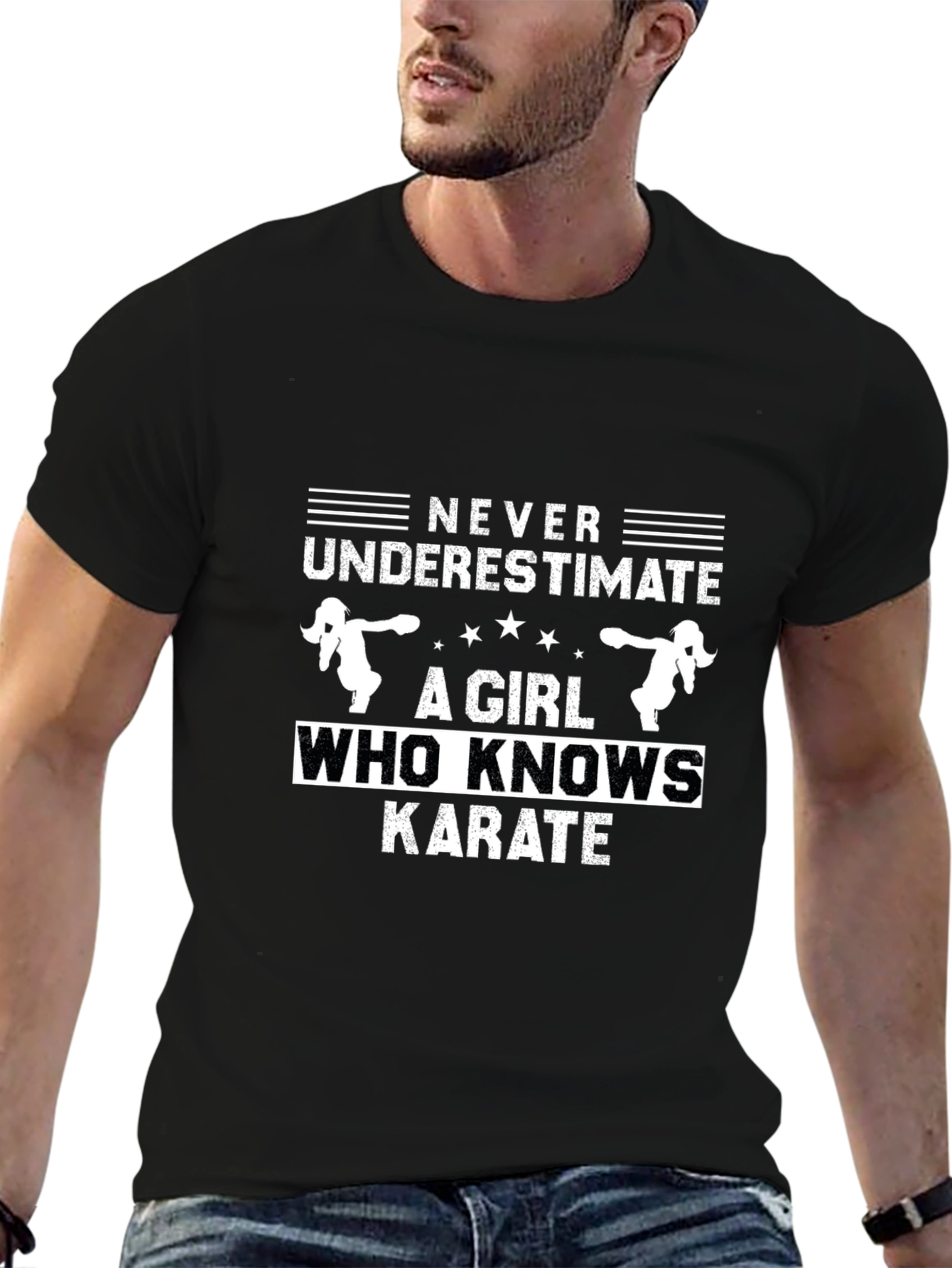 Karate Girl Graphic Tee - Never Underestimate