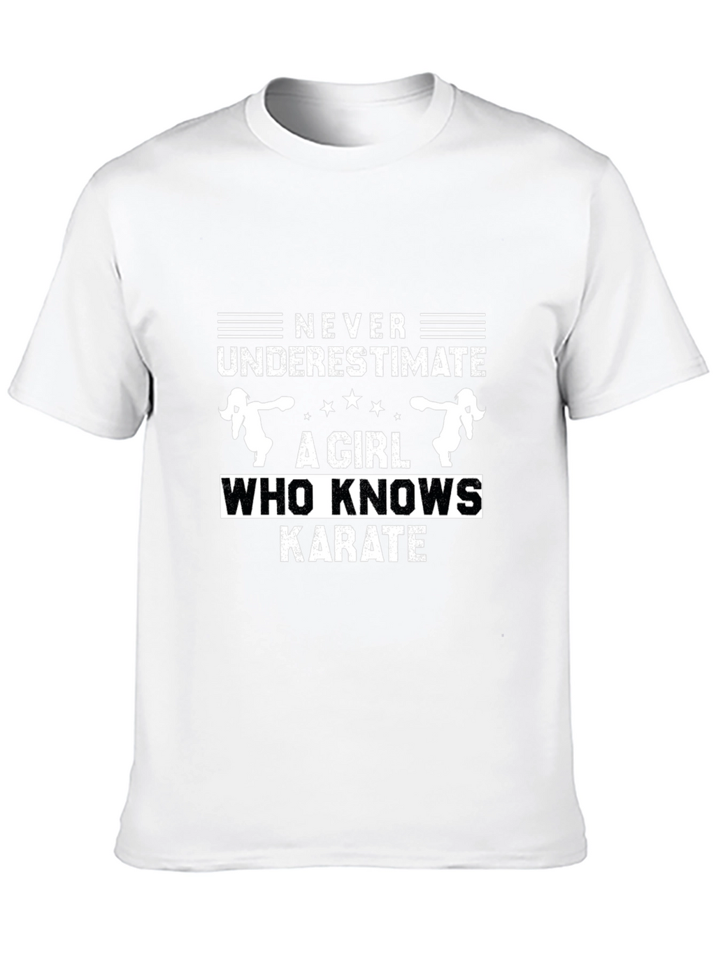 Karate Girl Graphic Tee - Never Underestimate