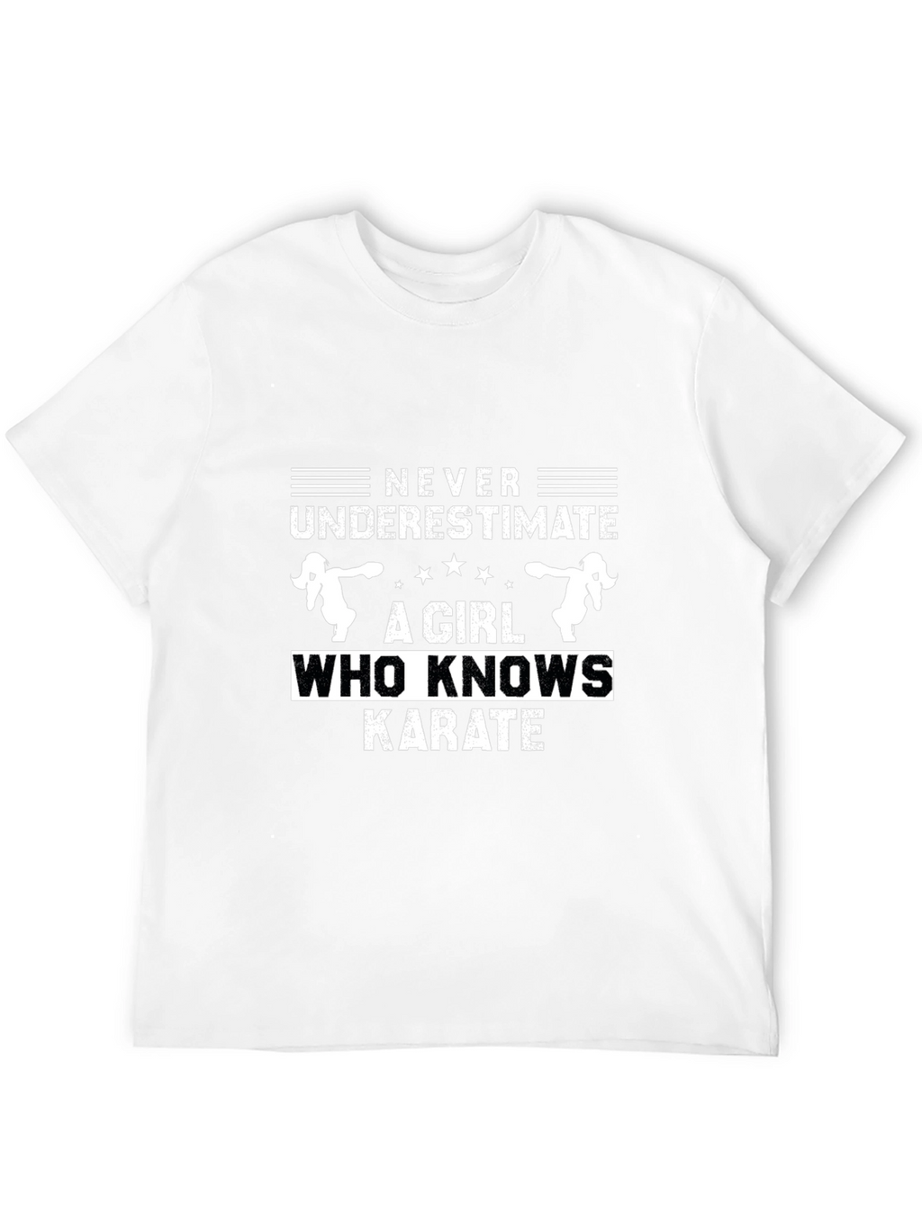 Karate Girl Graphic Tee - Never Underestimate