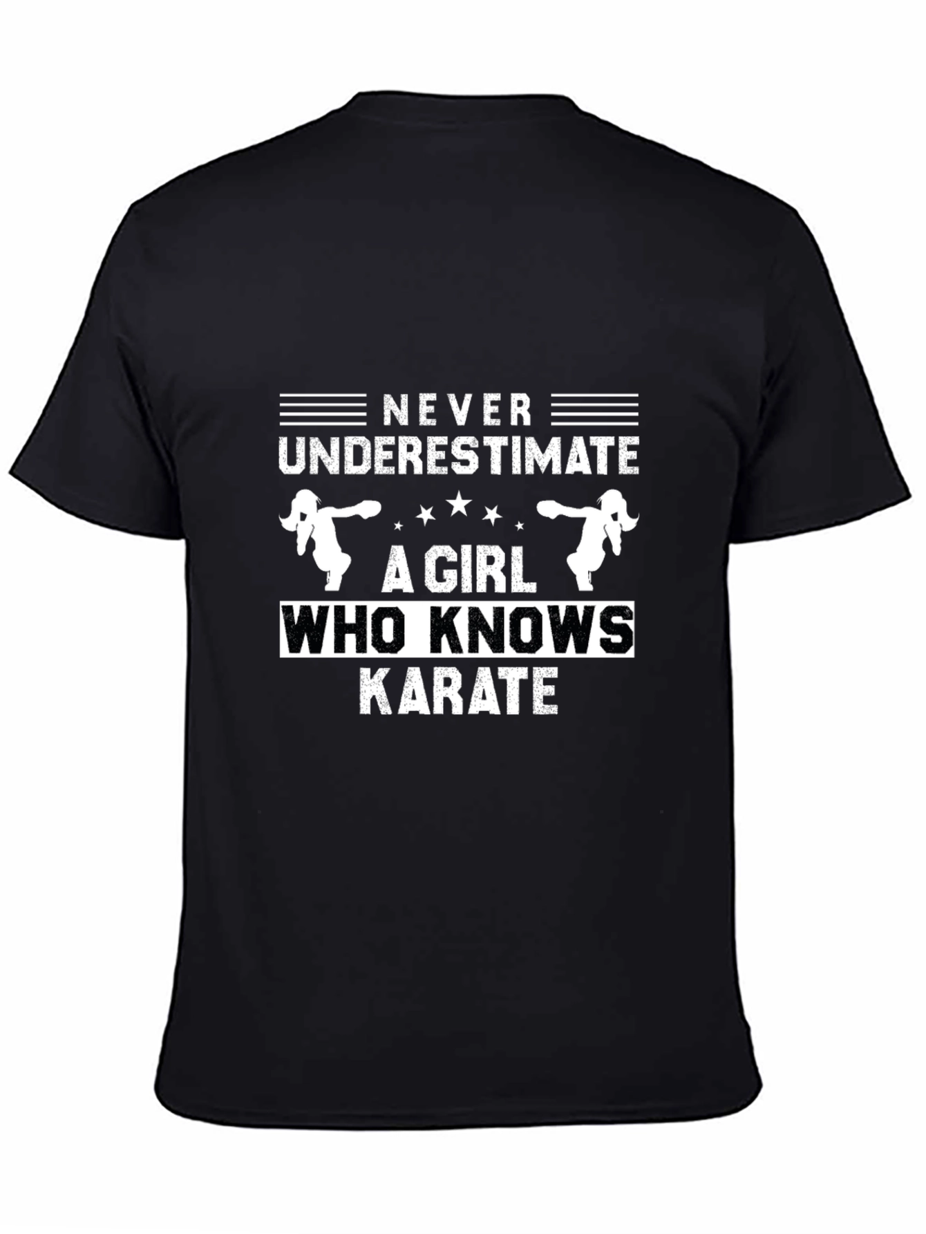 Karate Girl Graphic Tee - Never Underestimate