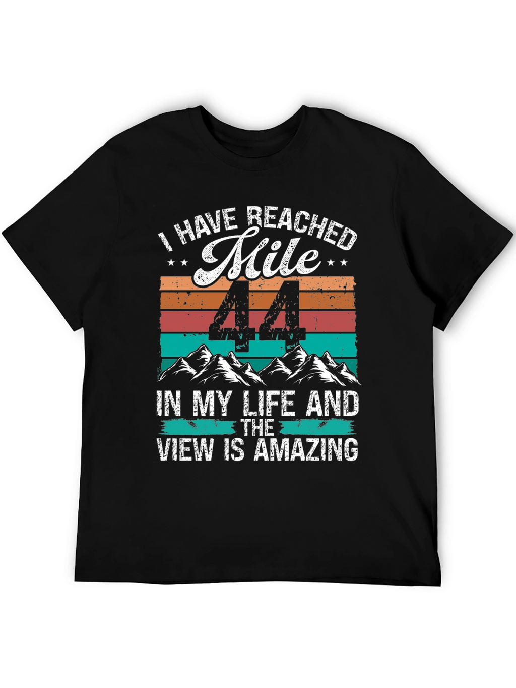 44th Birthday Mile Milestone T-Shirt