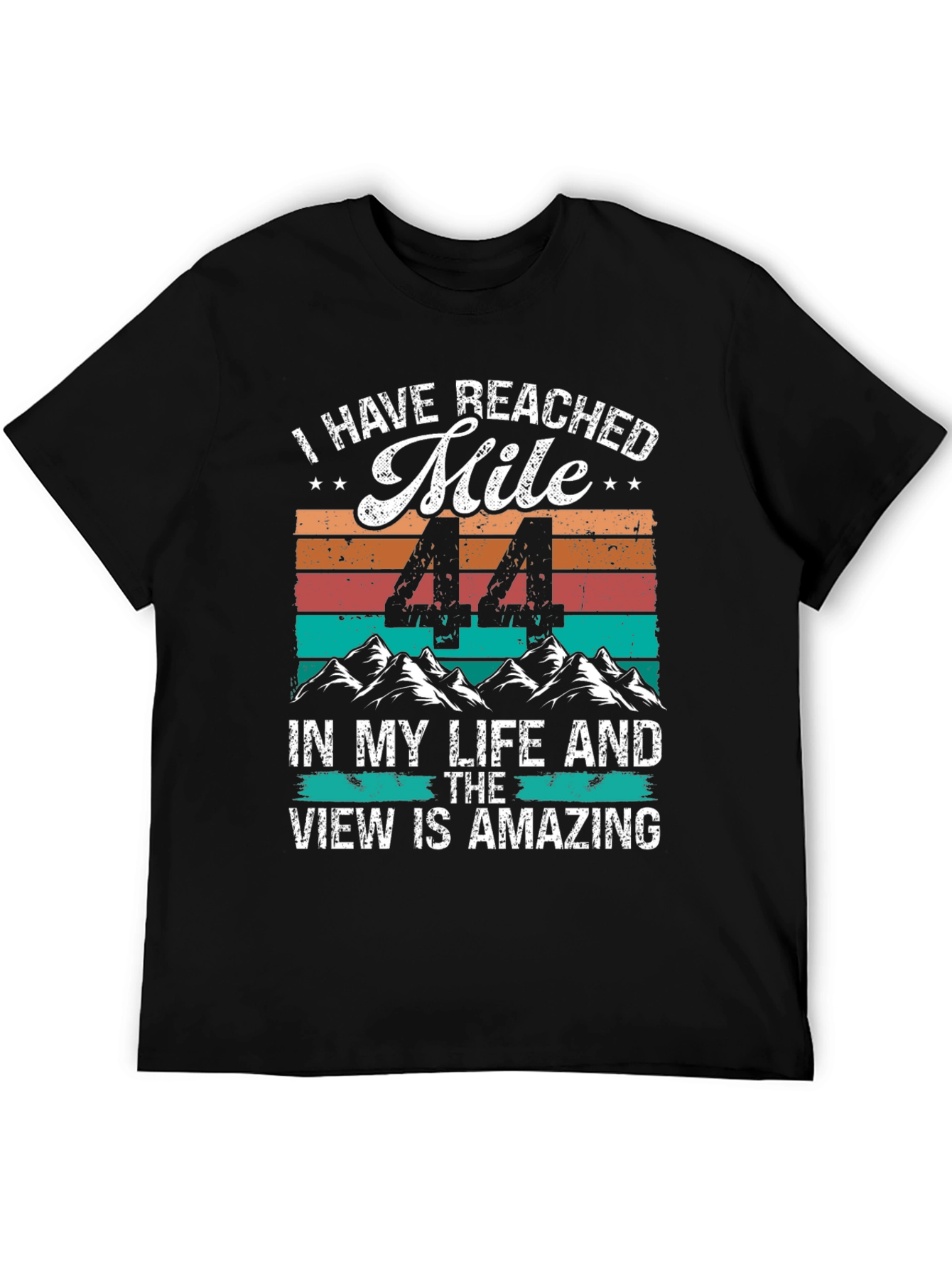 44th Birthday Mile Milestone T-Shirt