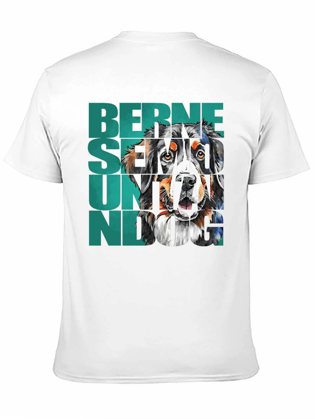 Bernese Mountain Dog Graphic Tee - Black