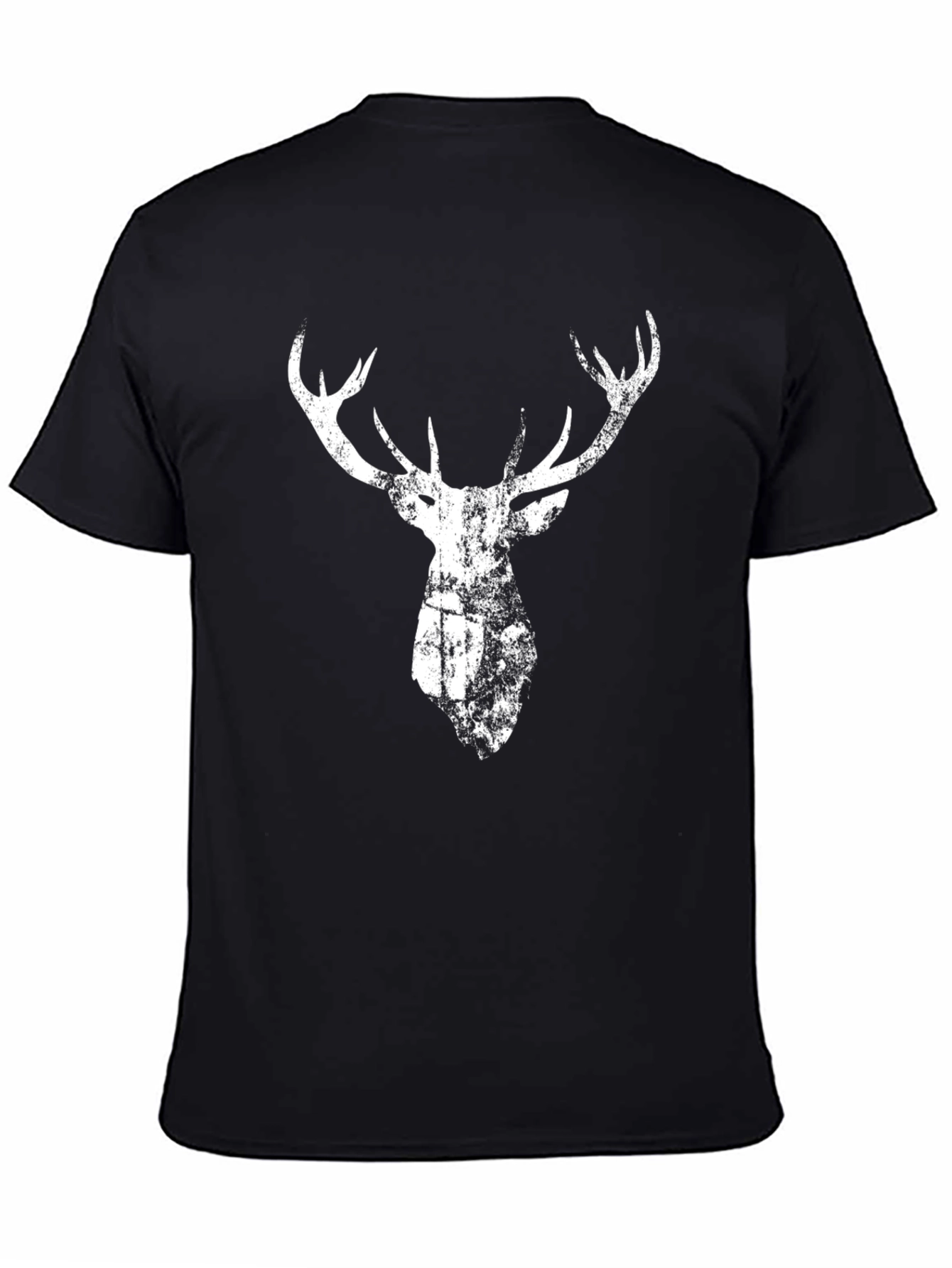 Deer Graphic Black Tee