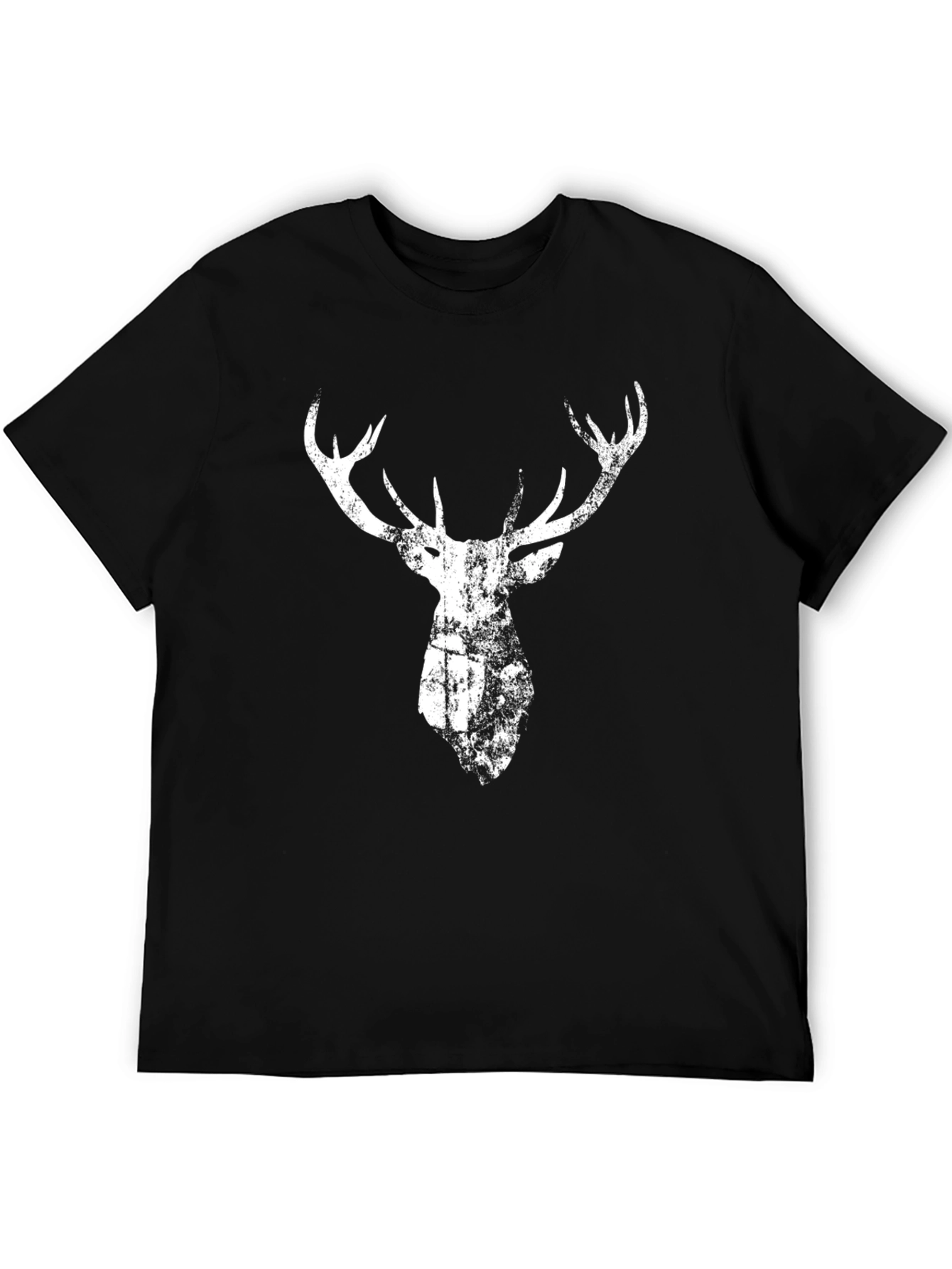 Deer Graphic Black Tee