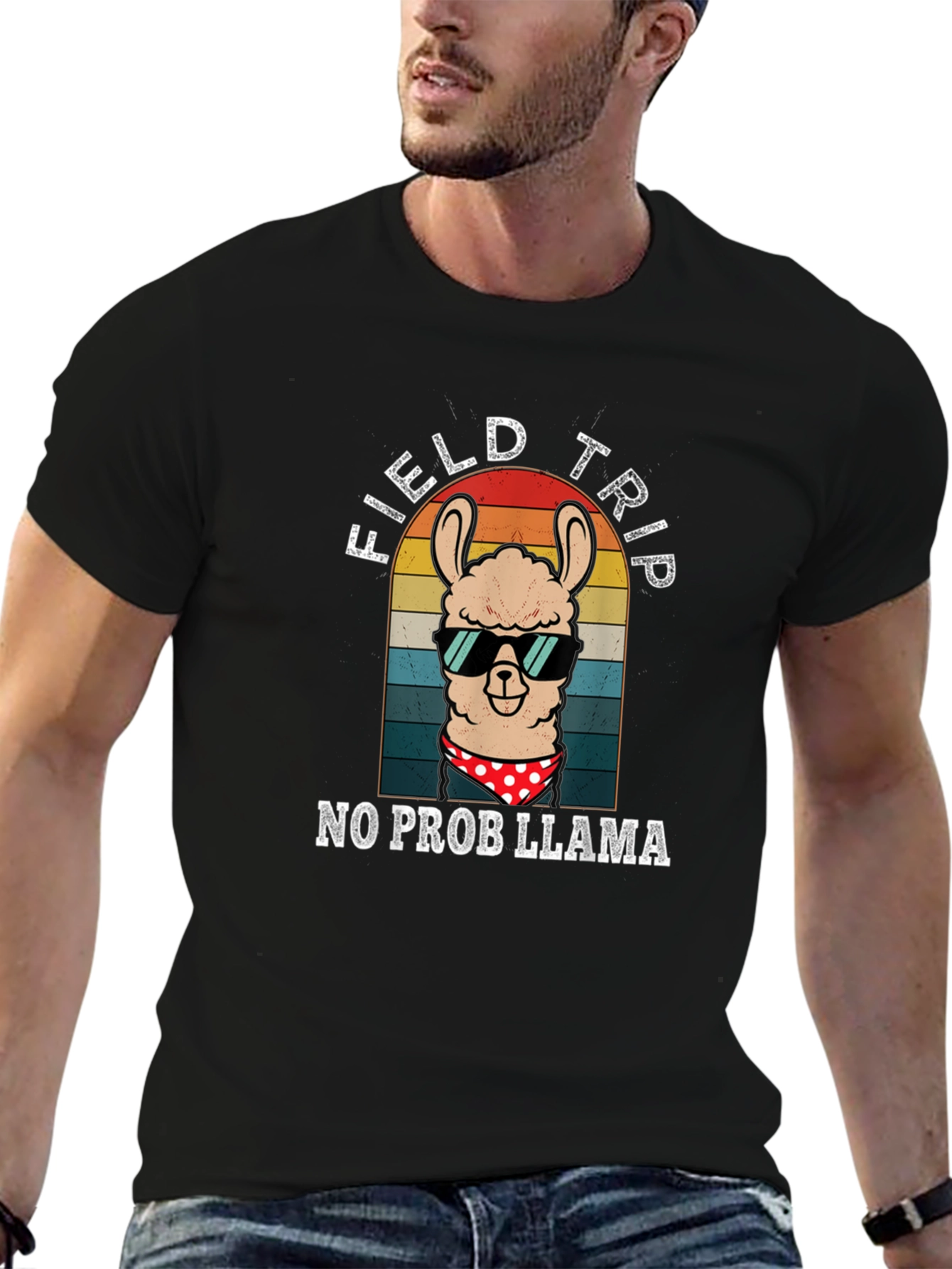 Funny Llama Field Trip T-Shirt