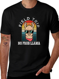 Funny Llama Field Trip T-Shirt