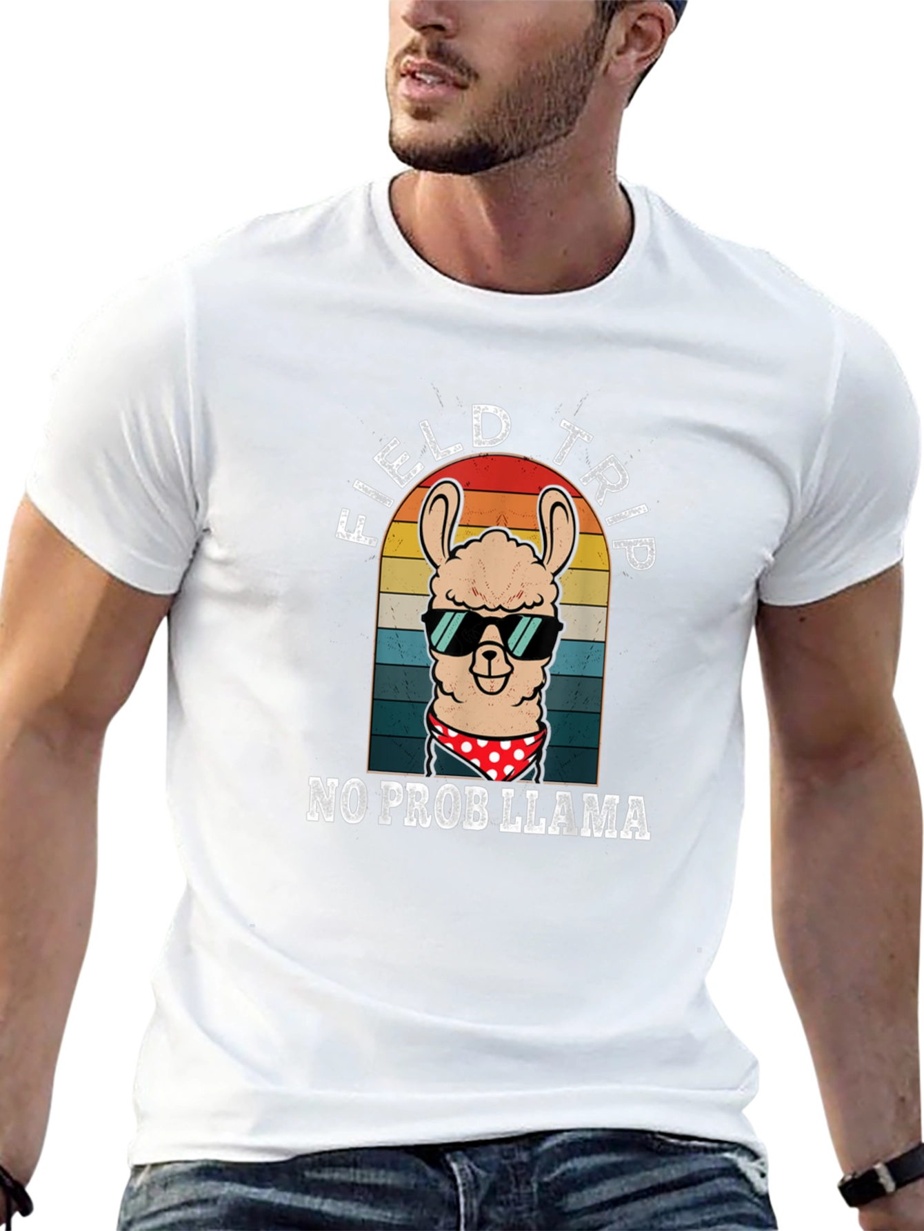 Funny Llama Field Trip T-Shirt