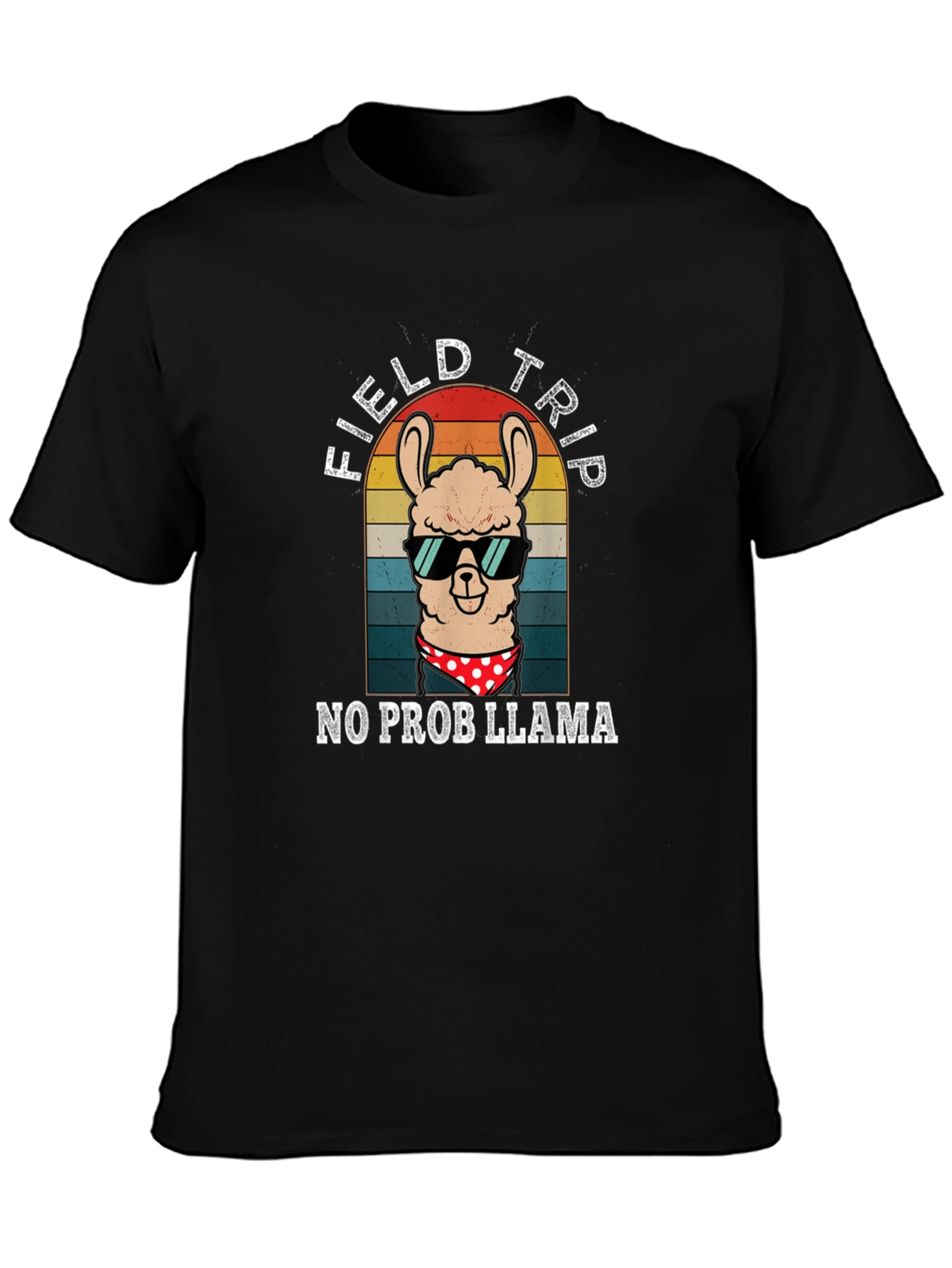 Funny Llama Field Trip T-Shirt