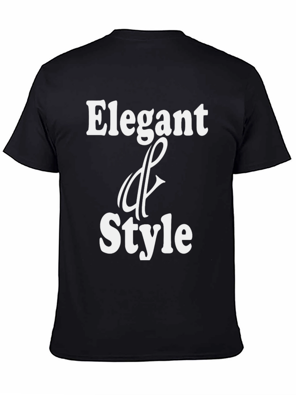 Elegant Style Black T-Shirt
