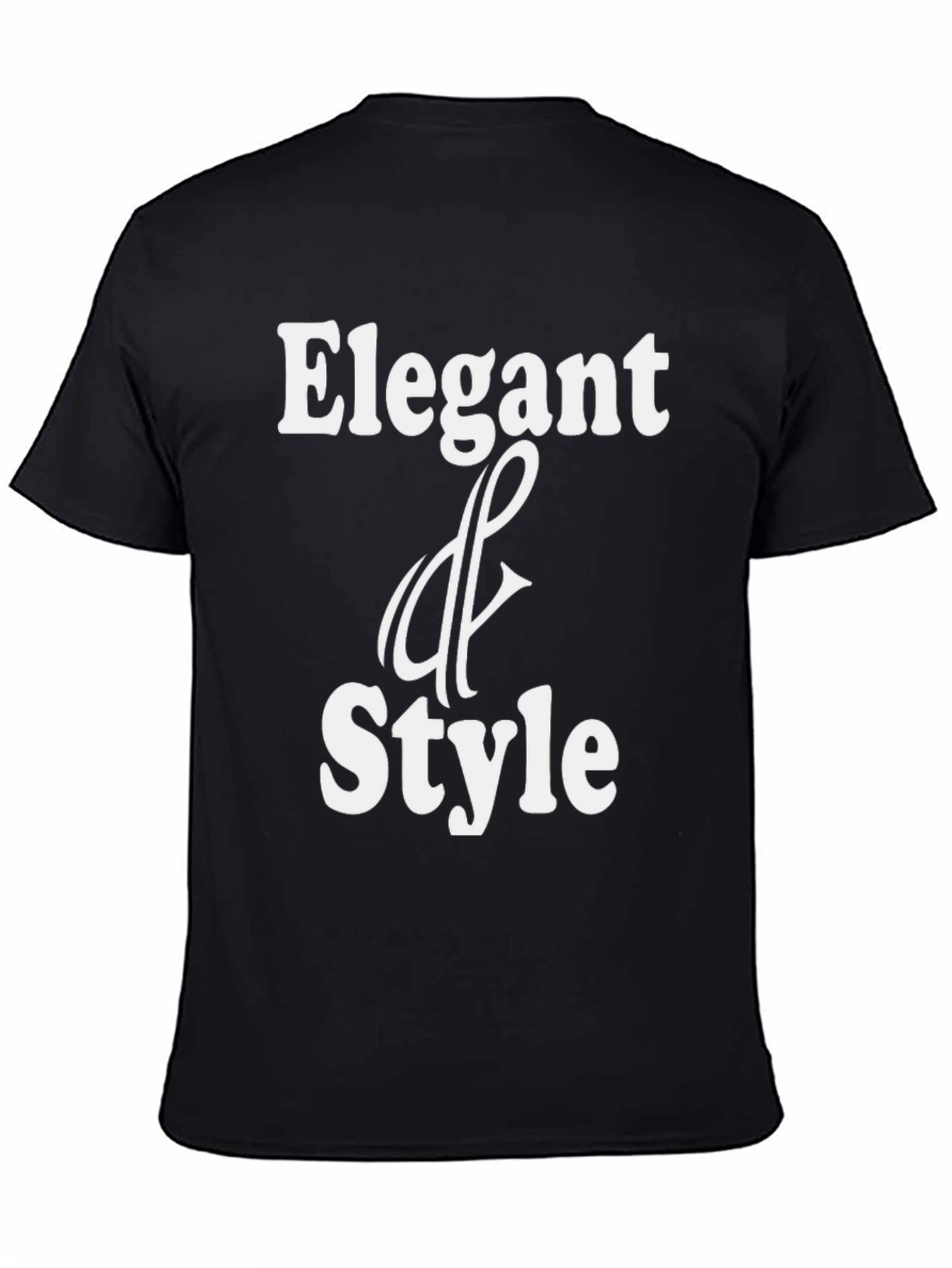 Elegant Style Black T-Shirt