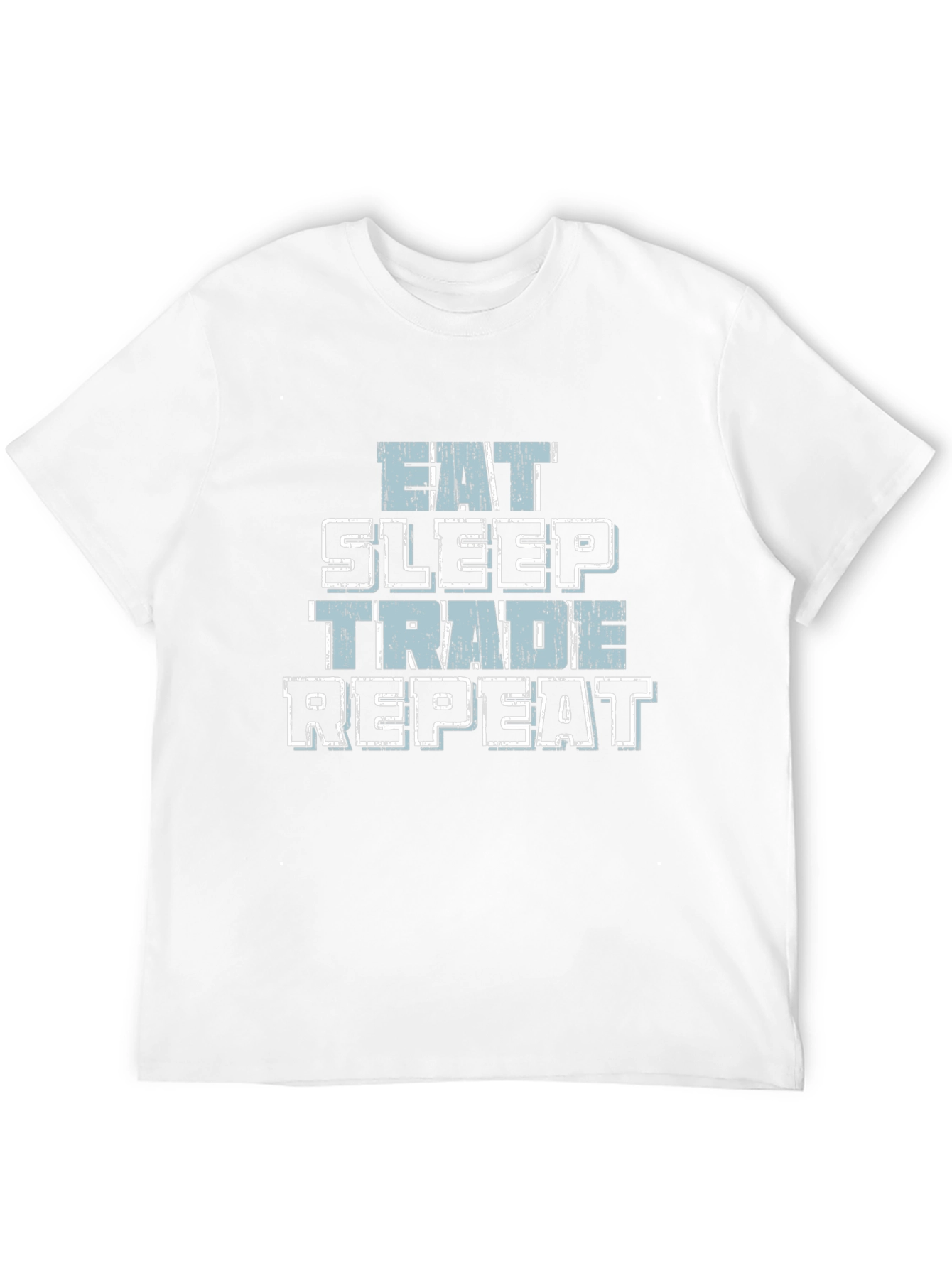 Eat Sleep Trade Repeat Black T-Shirt