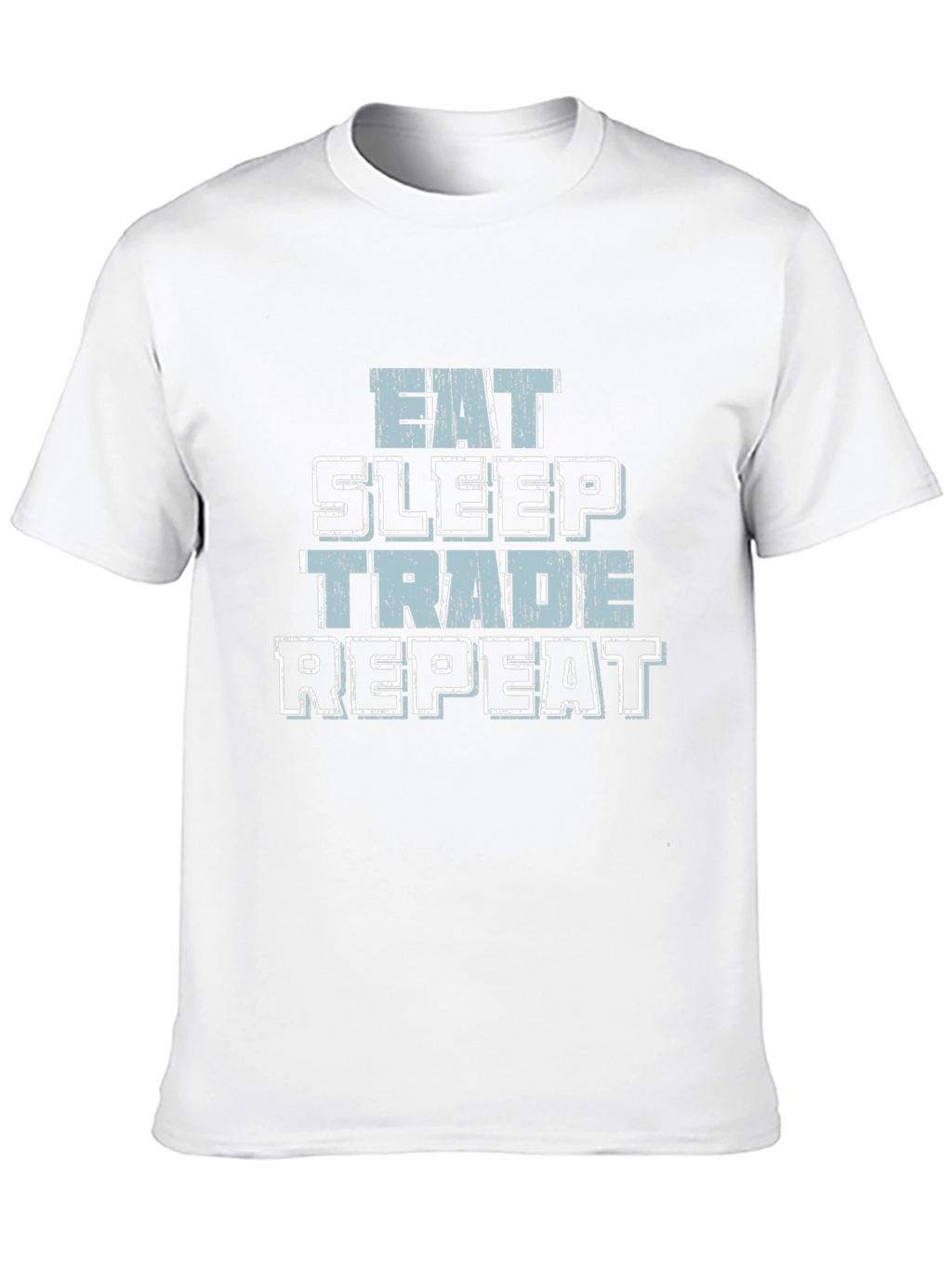 Eat Sleep Trade Repeat Black T-Shirt