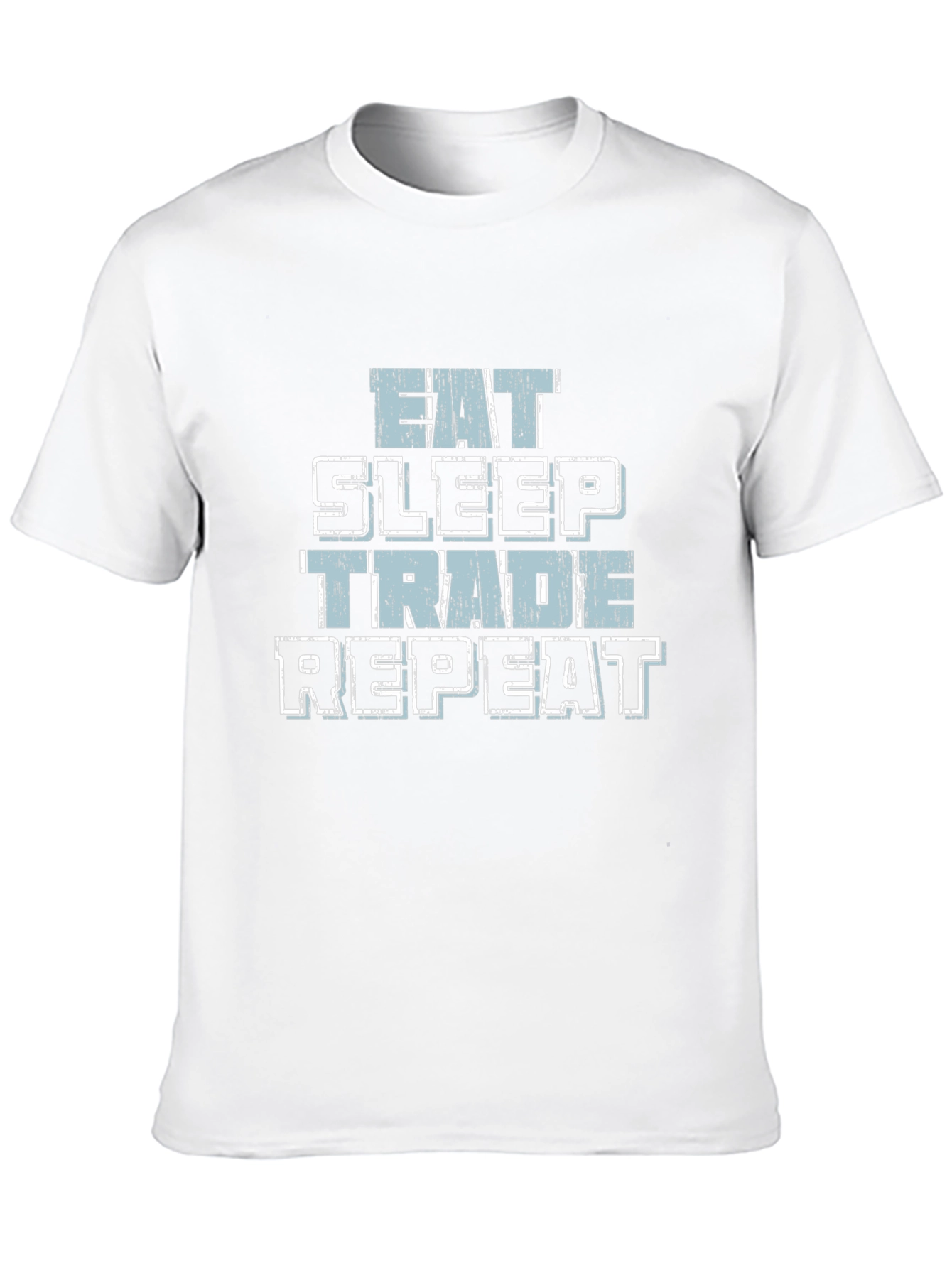 Eat Sleep Trade Repeat Black T-Shirt