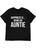 Happiness is Being An Auntie T-Shirt