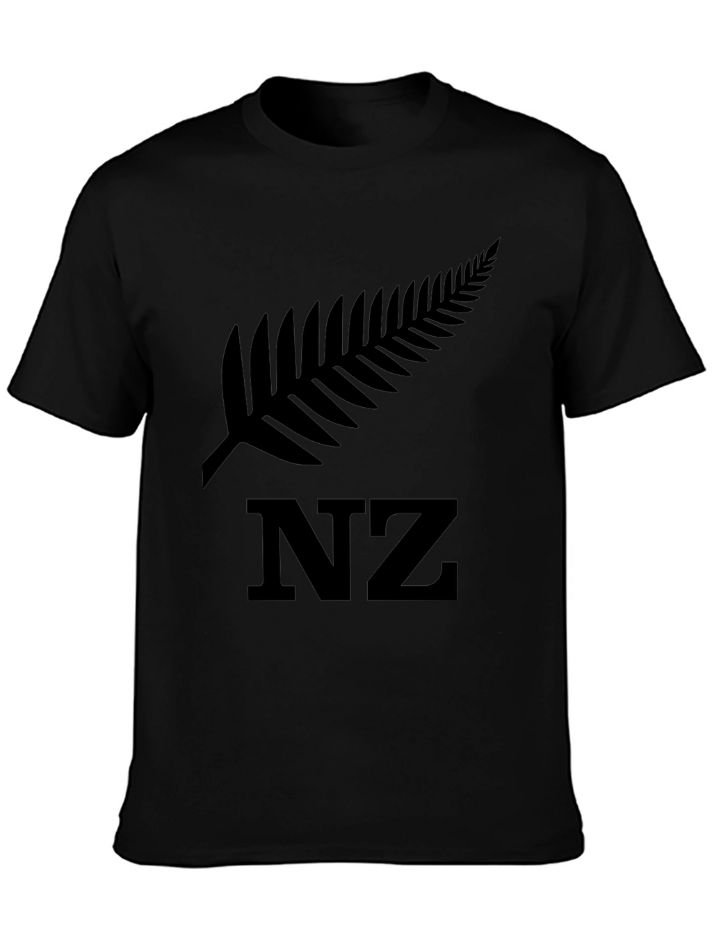 Black NZ Fern T-Shirt - New Zealand Pride