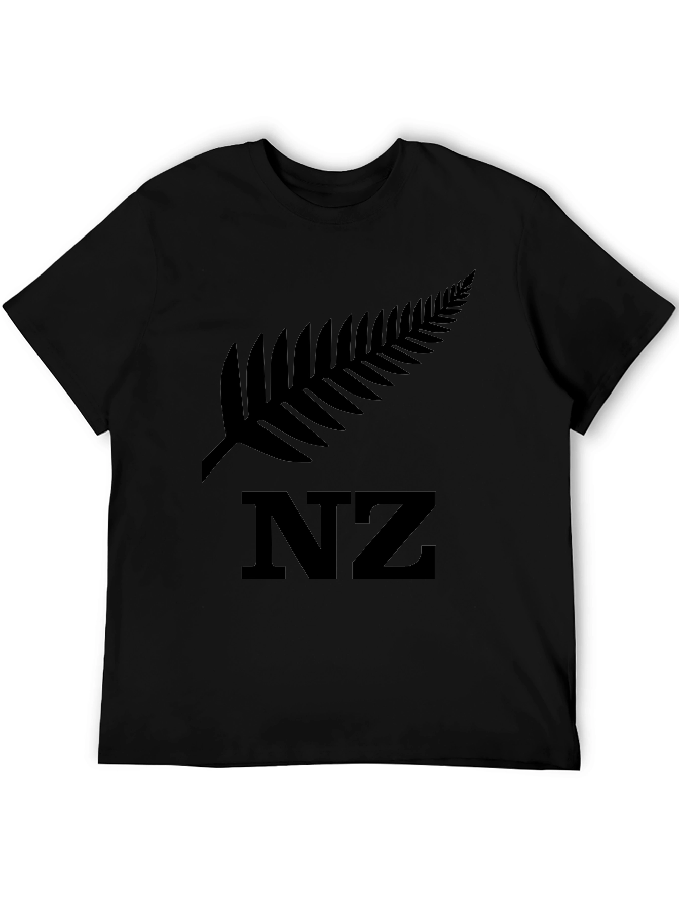 Black NZ Fern T-Shirt - New Zealand Pride