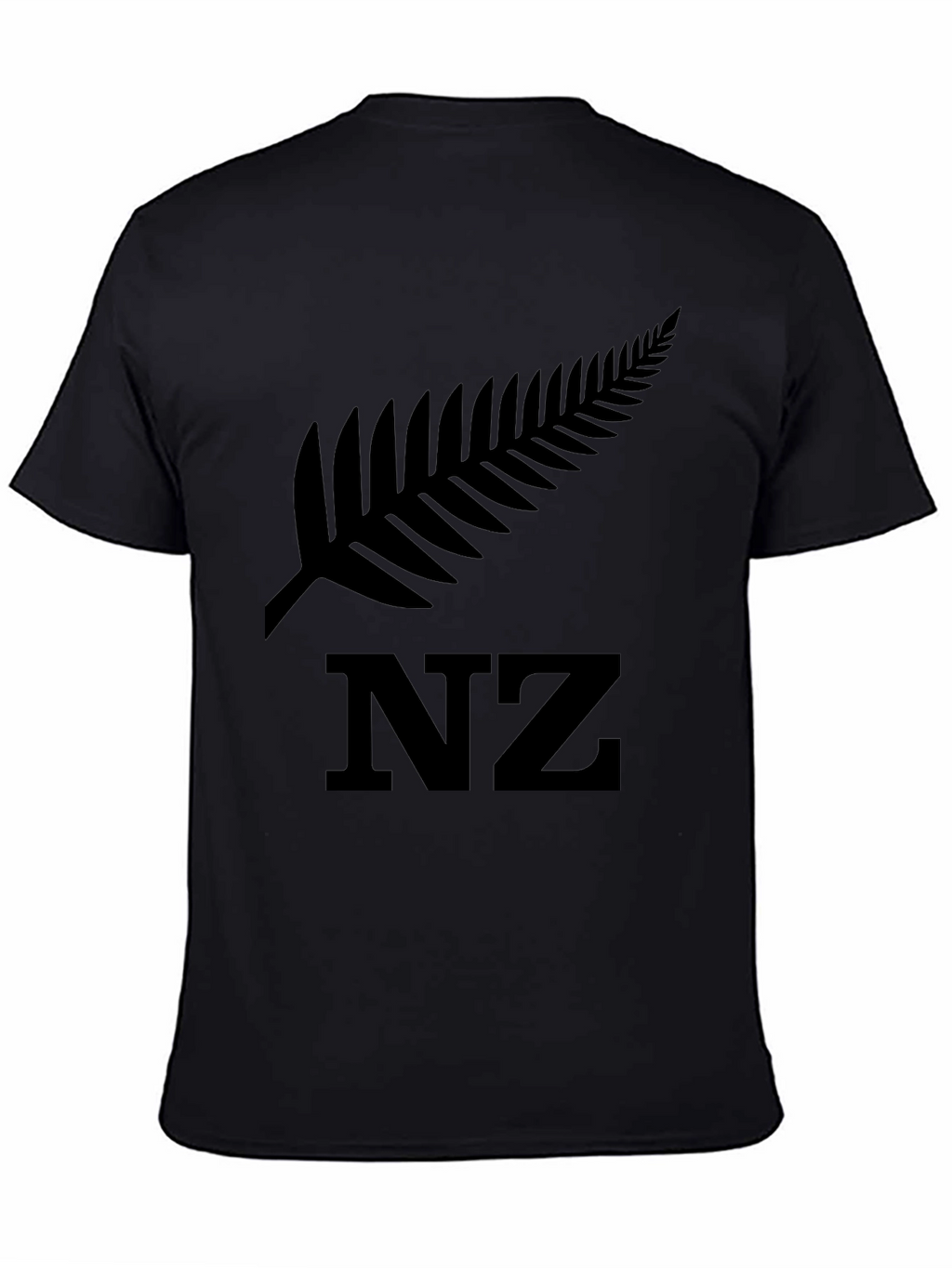 Black NZ Fern T-Shirt - New Zealand Pride