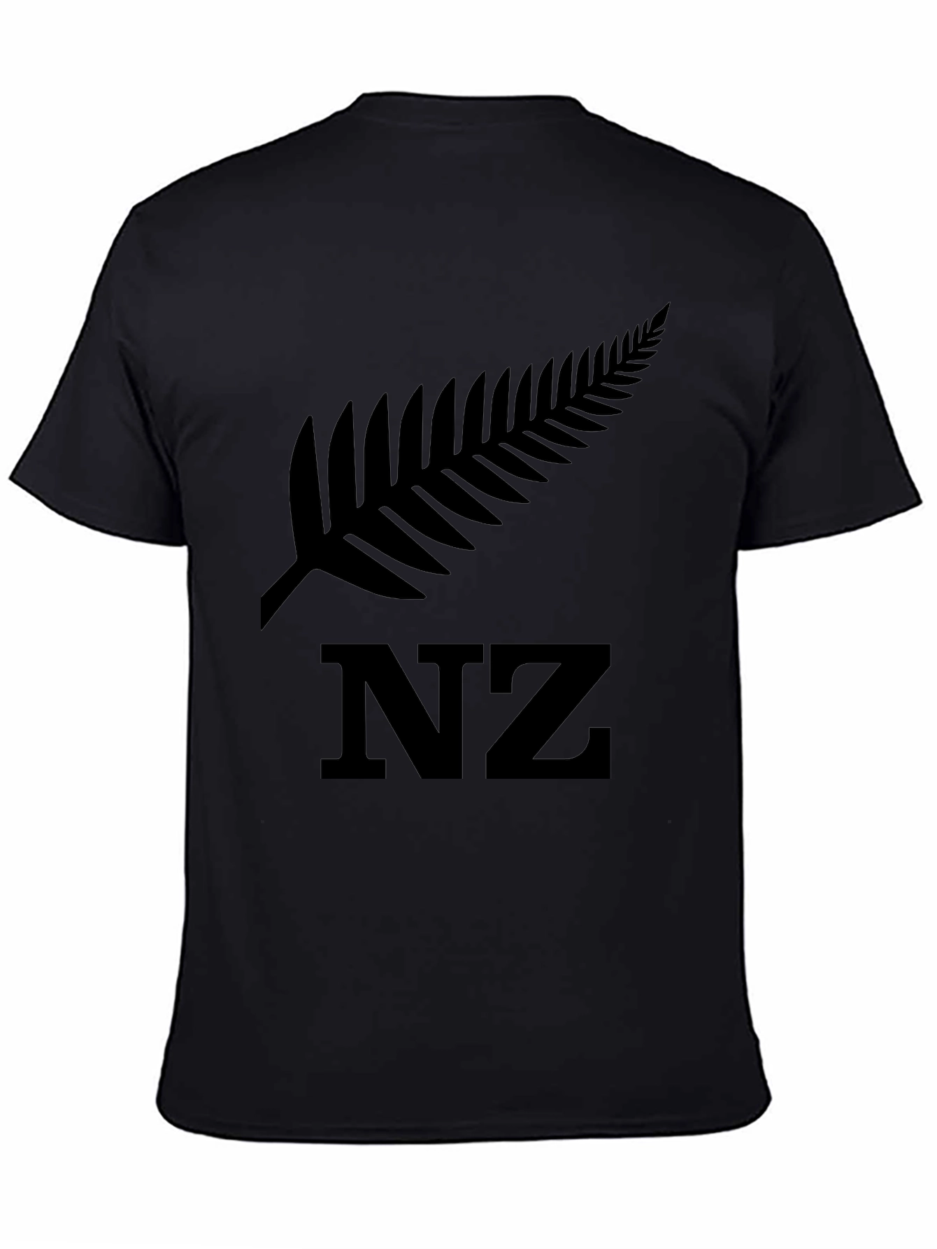 Black NZ Fern T-Shirt - New Zealand Pride