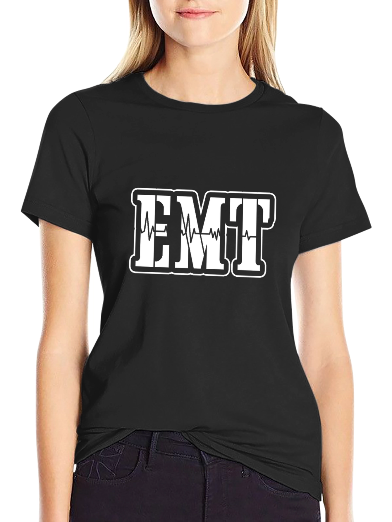 EMT Heartbeat Graphic T-Shirt - First Responder Apparel