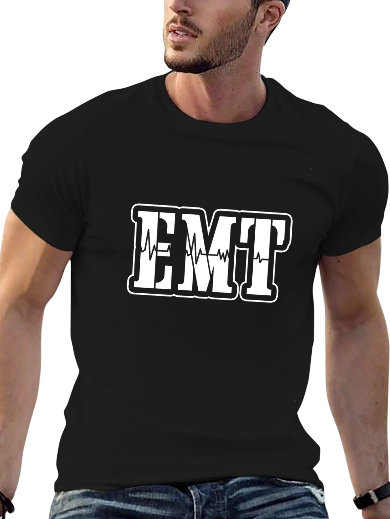EMT Heartbeat Graphic T-Shirt - First Responder Apparel