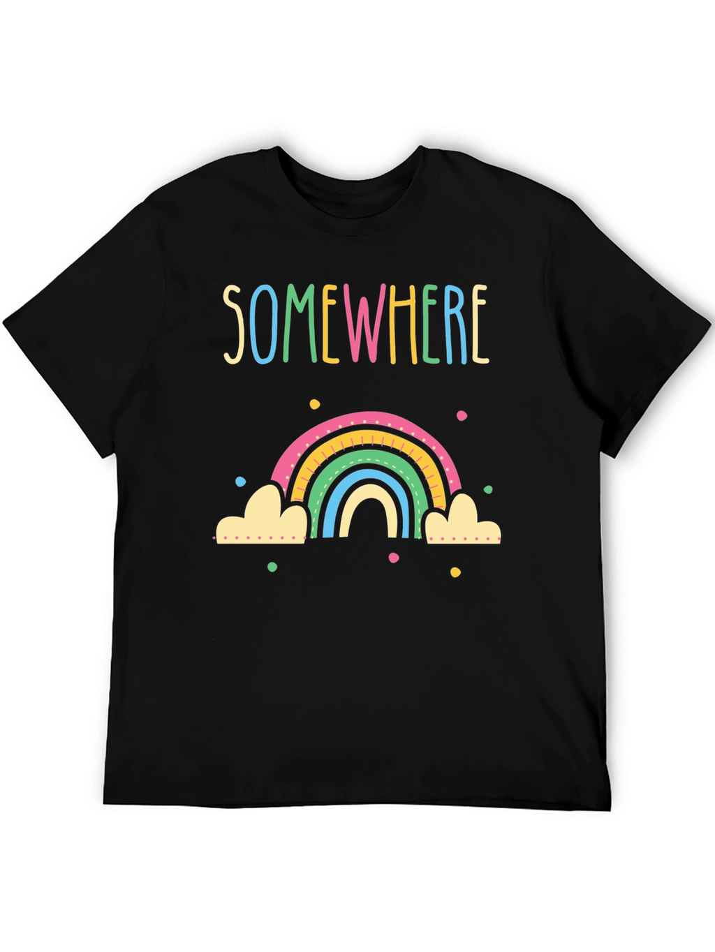 Somewhere Rainbow Graphic Tee