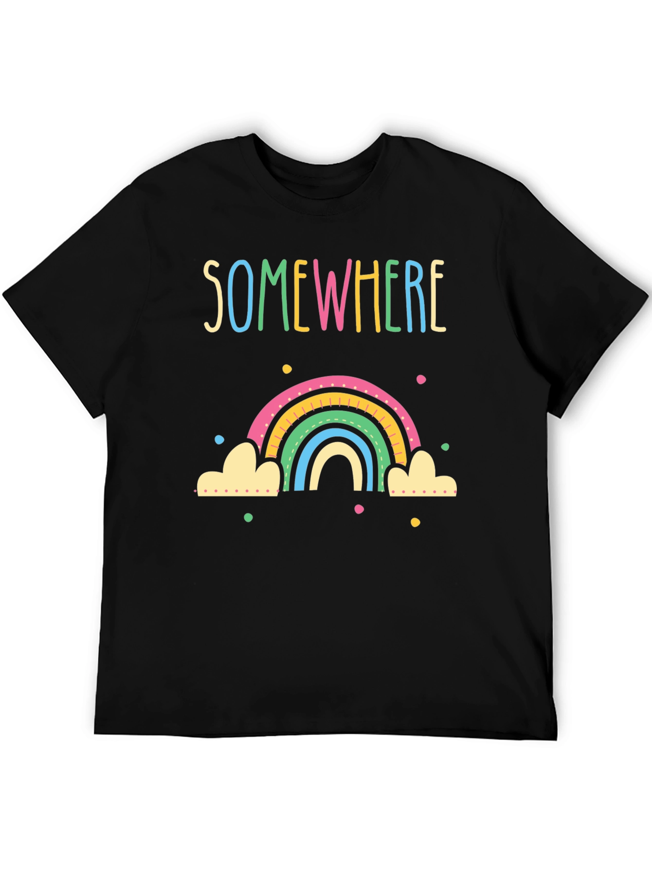 Somewhere Rainbow Graphic Tee