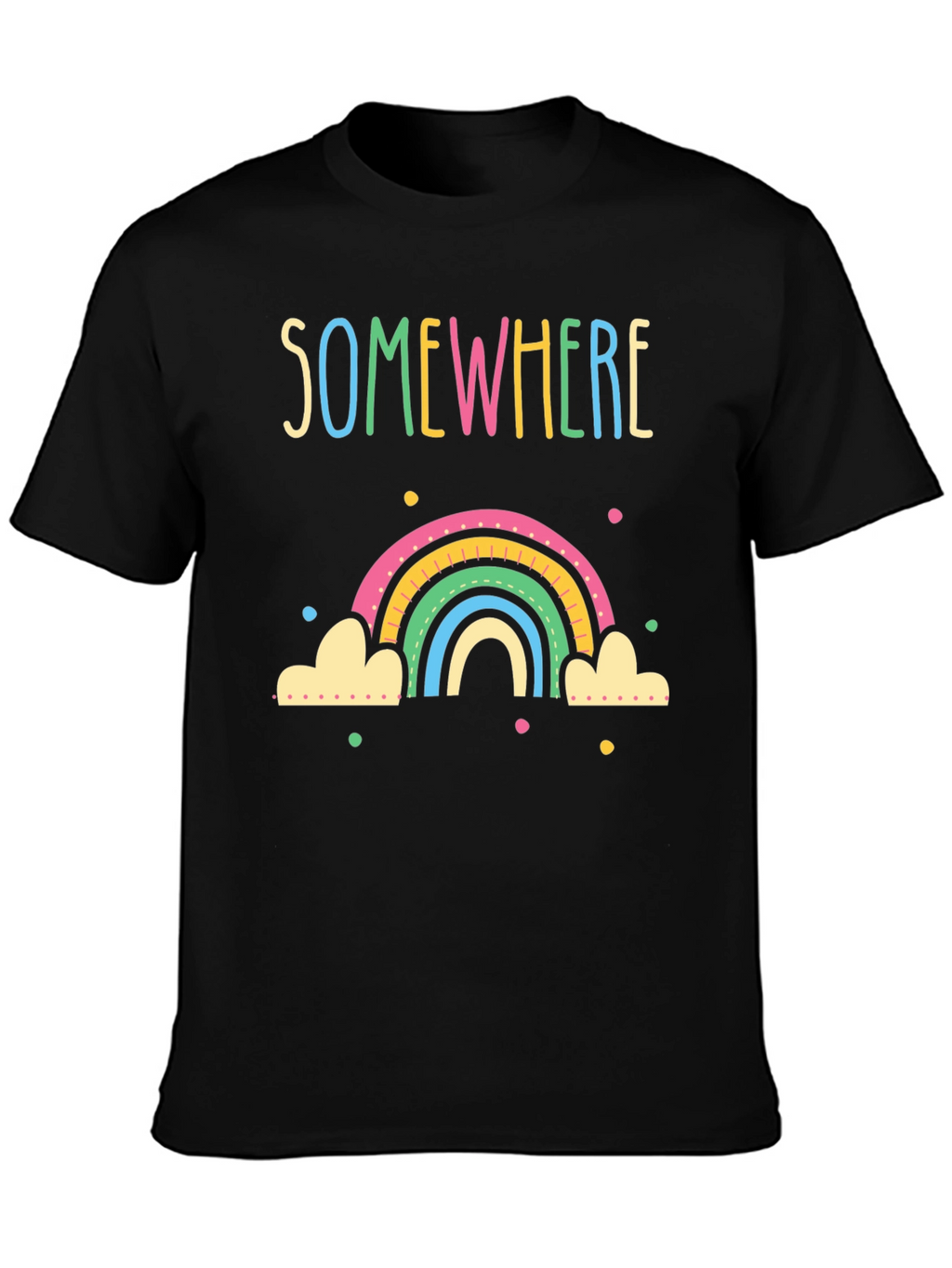 Somewhere Rainbow Graphic Tee