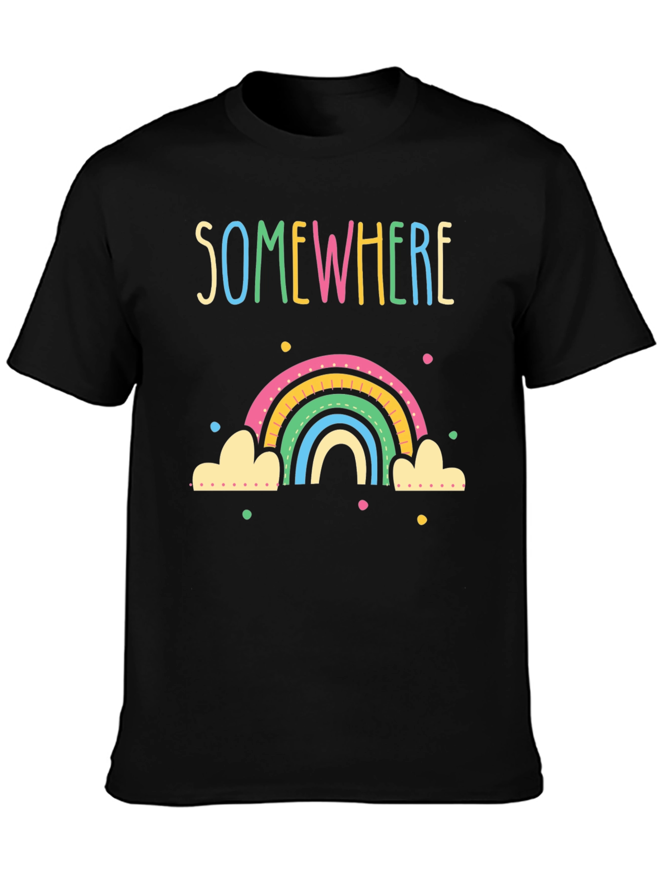 Somewhere Rainbow Graphic Tee