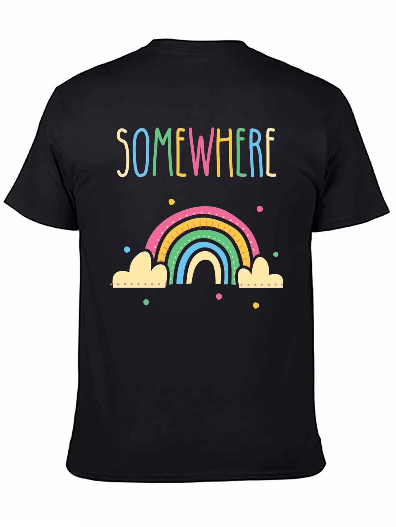 Somewhere Rainbow Graphic Tee