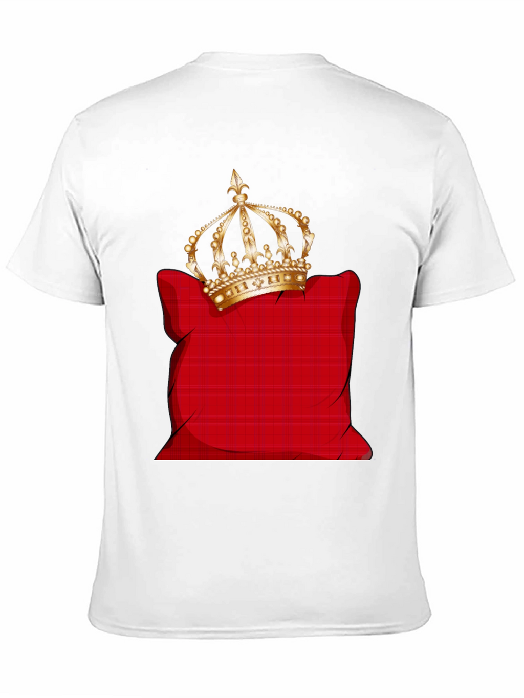 Crown on Pillow Graphic Tee - Black