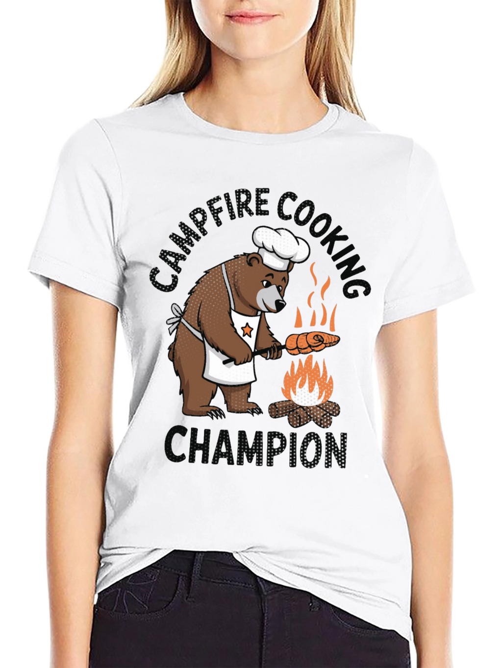 Campfire Cooking Champion Bear T-Shirt