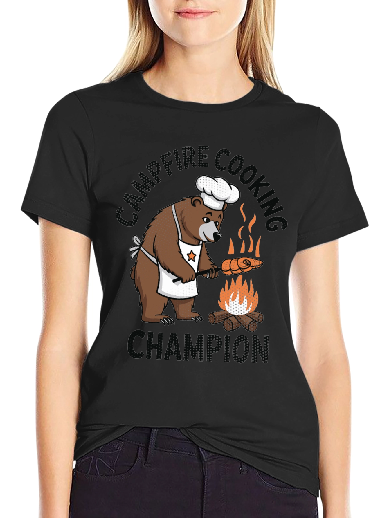 Campfire Cooking Champion Bear T-Shirt