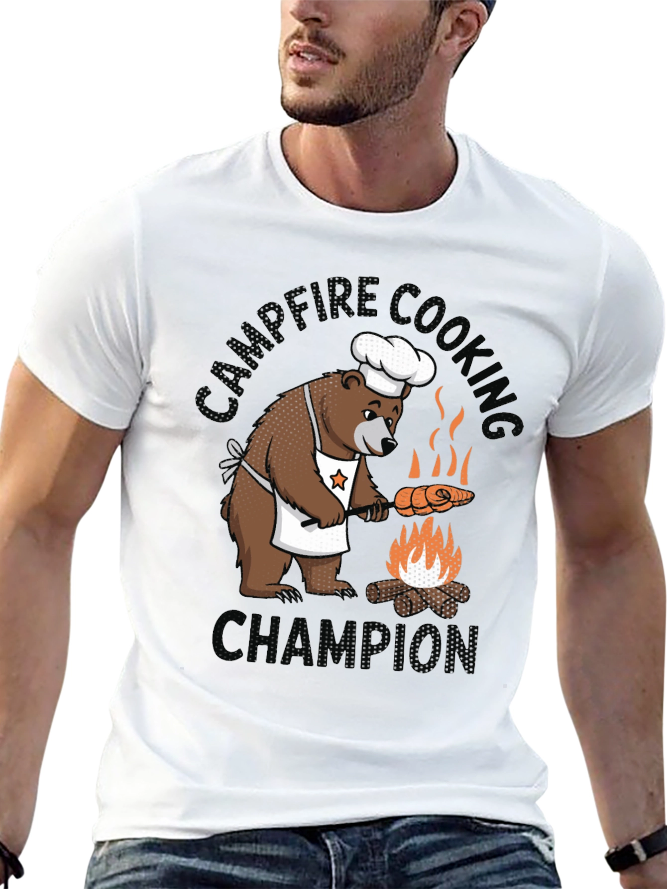 Campfire Cooking Champion Bear T-Shirt