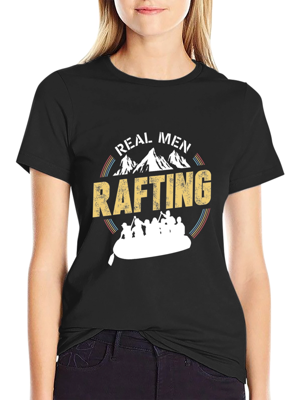 Real Men Rafting T-Shirt - Adventure Tee
