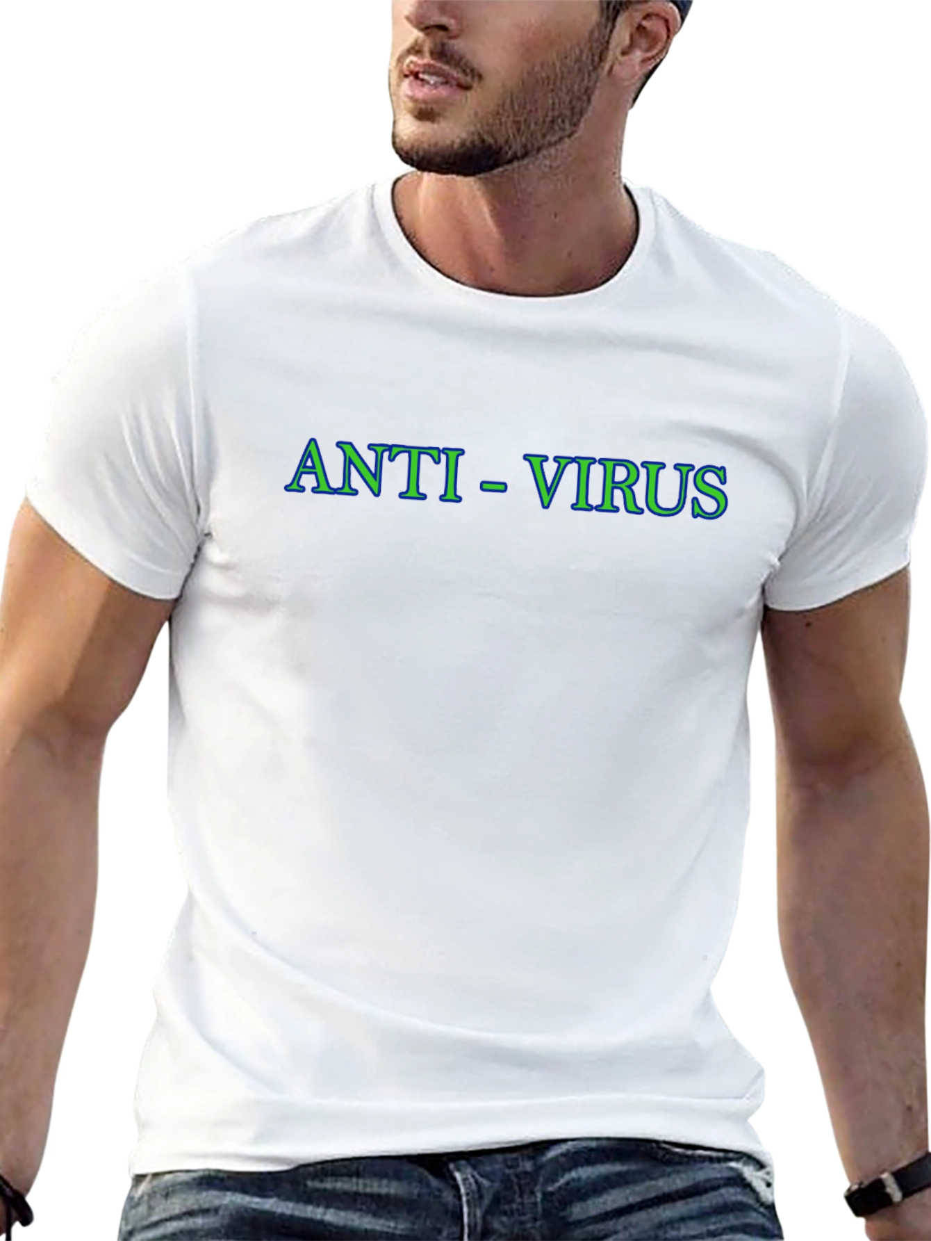 Anti-Virus Graphic Tee - Stylish Protection