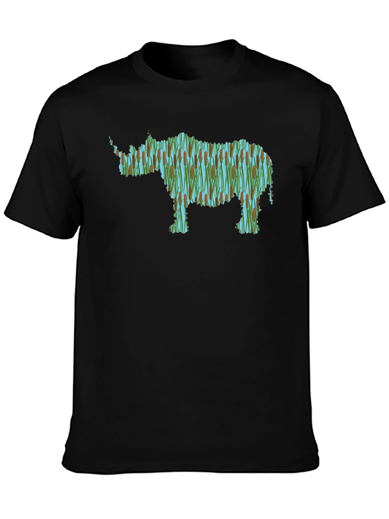 Rhinoceros Reed T-Shirt - Nature Inspired Design