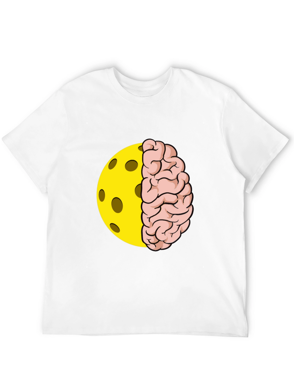 Pickleball Brain T-Shirt - Clever Design!